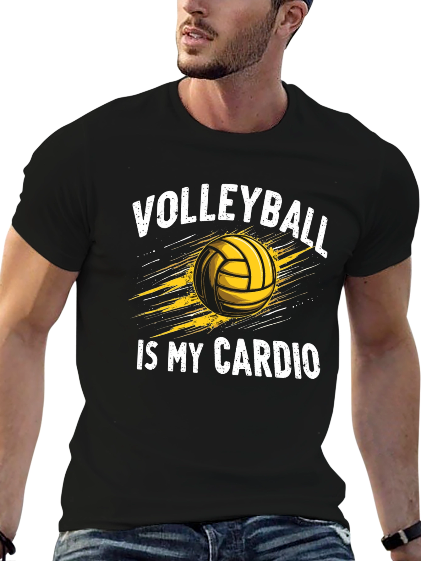 Volleyball Is My Cardio Graphic Tee