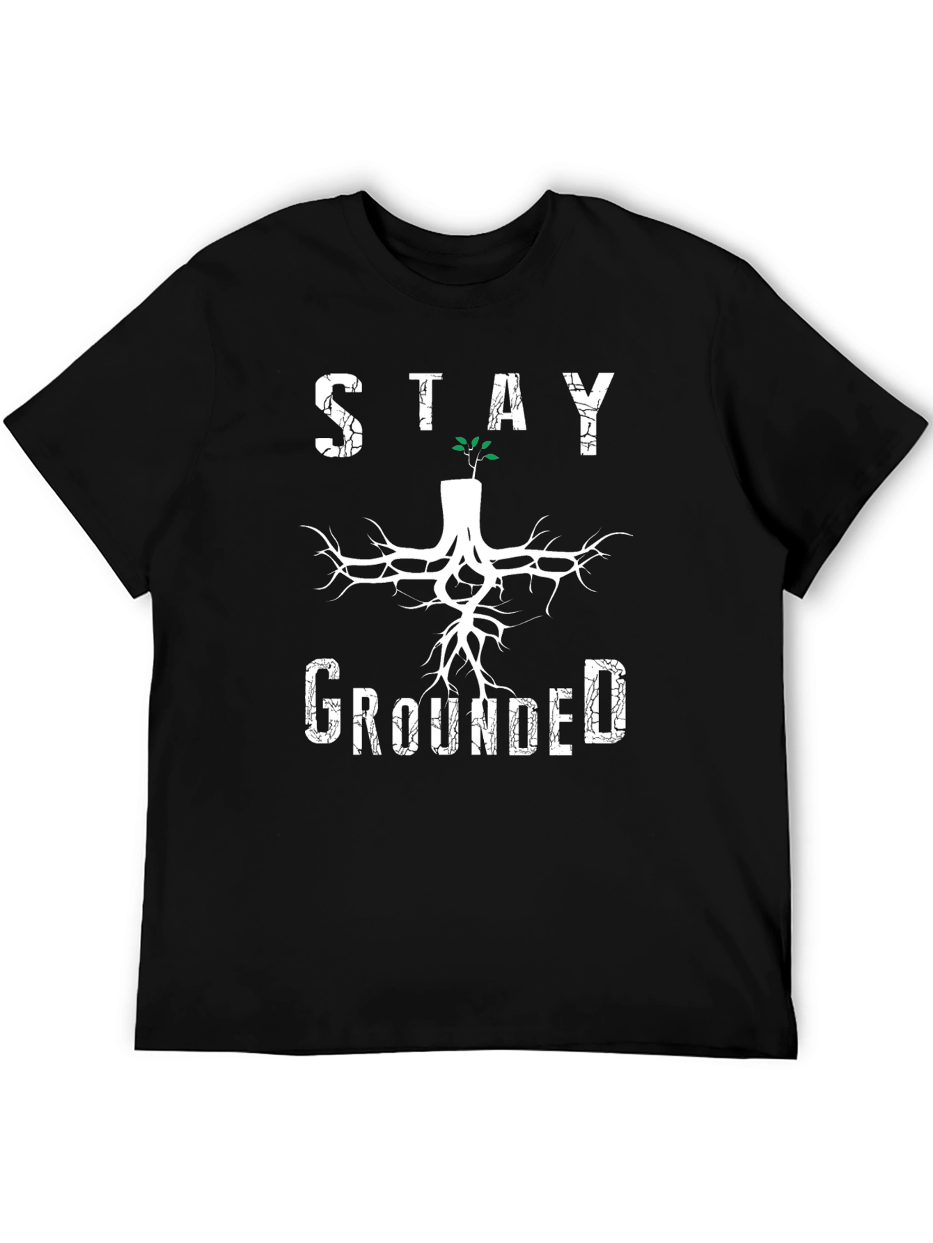 Stay Grounded Graphic Print Tee