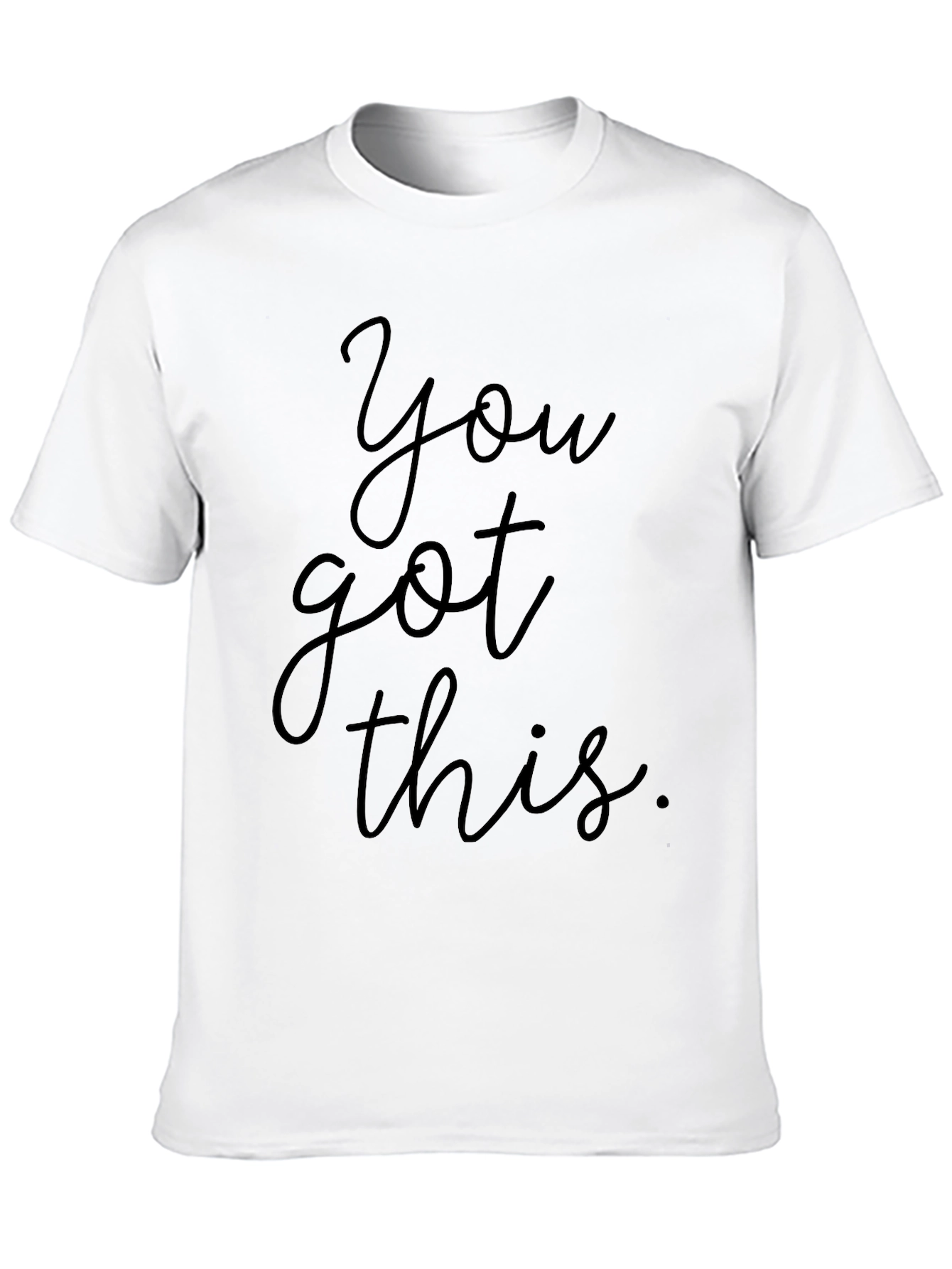 You Got This Black Graphic Tee