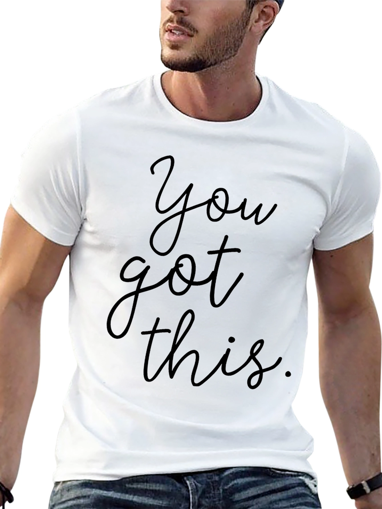 You Got This Black Graphic Tee