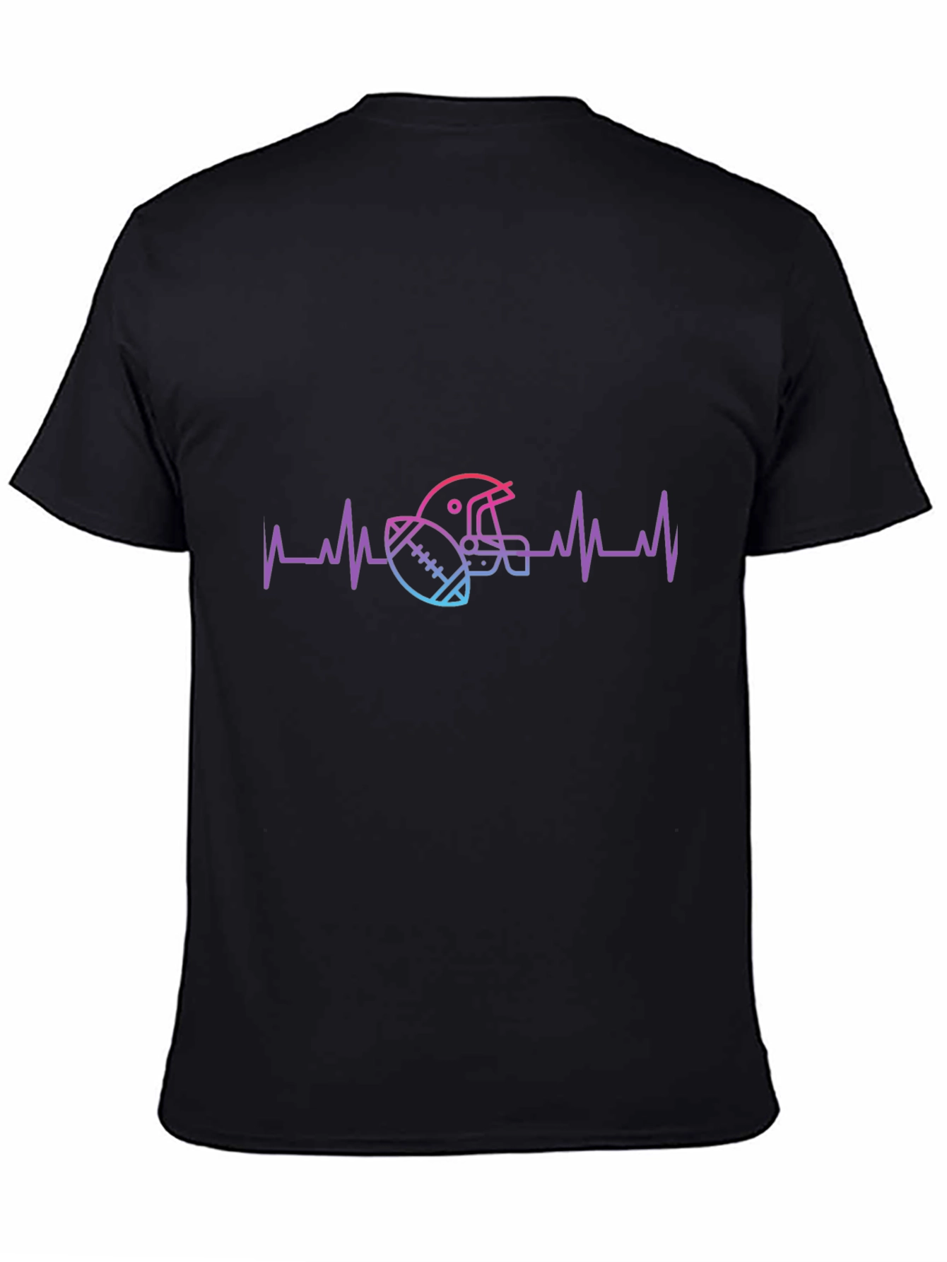 Football Heartbeat T-Shirt - Game Day Tee