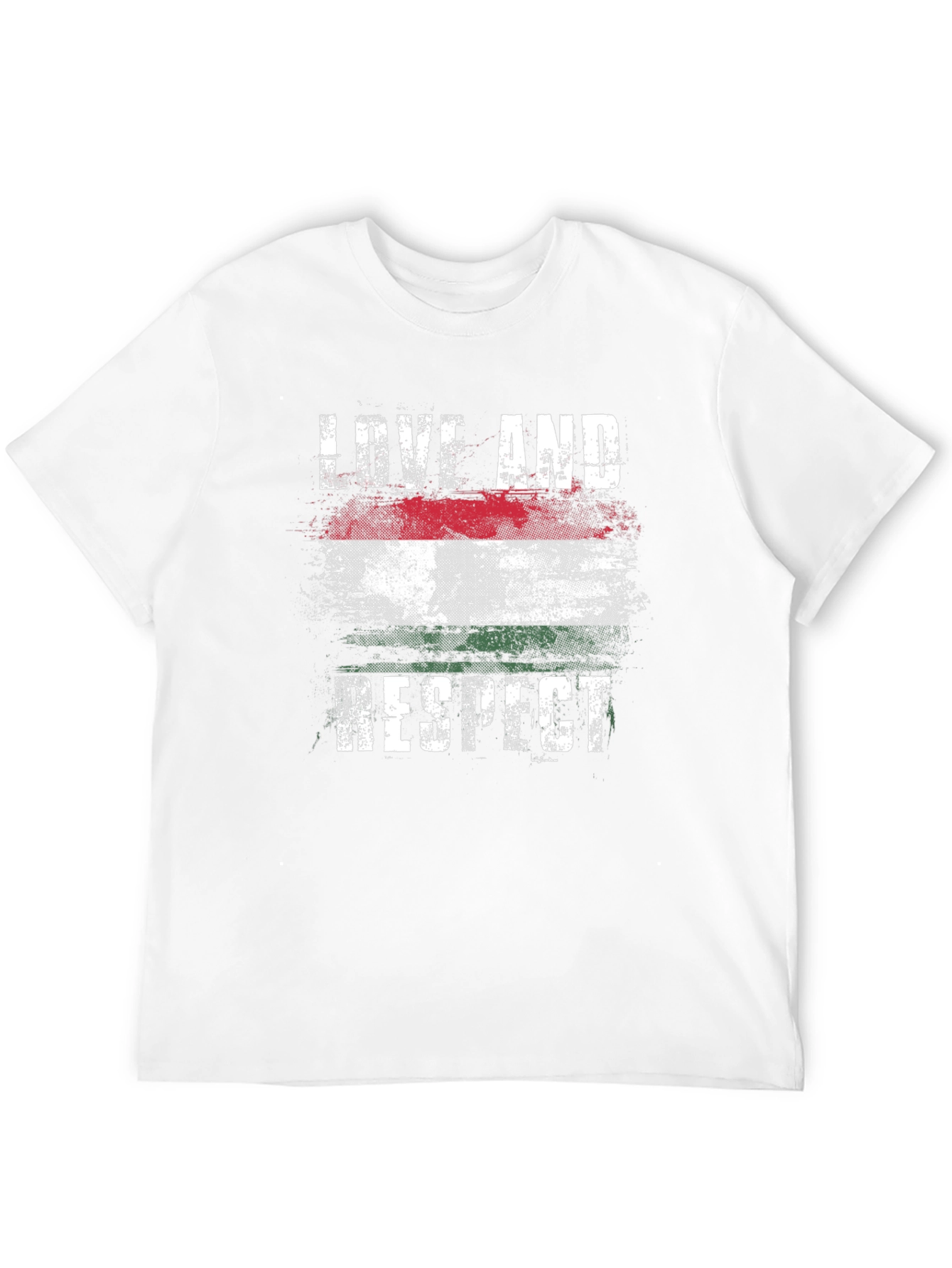 Hungary Flag Love & Respect T-Shirt