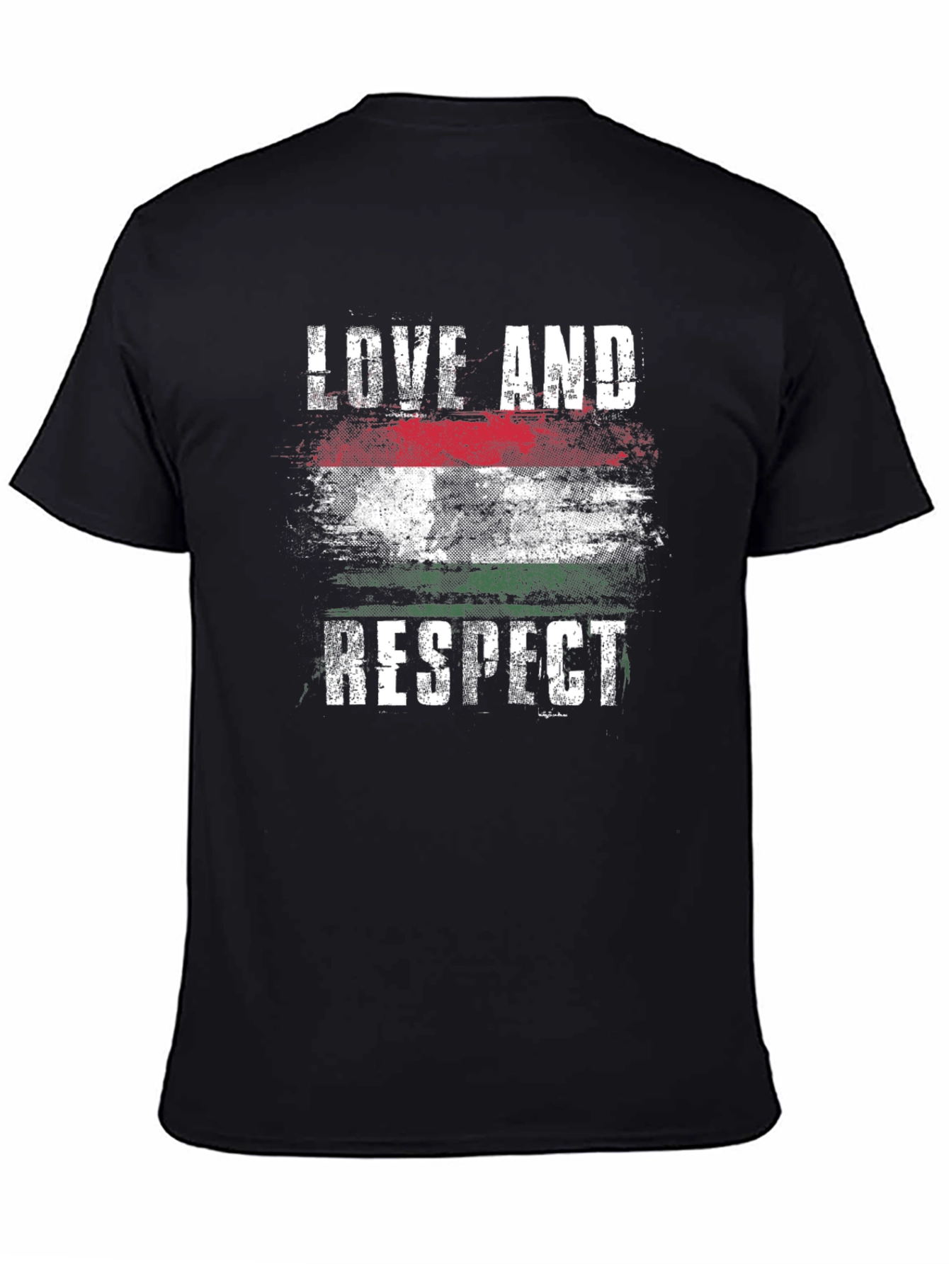 Hungary Flag Love & Respect T-Shirt