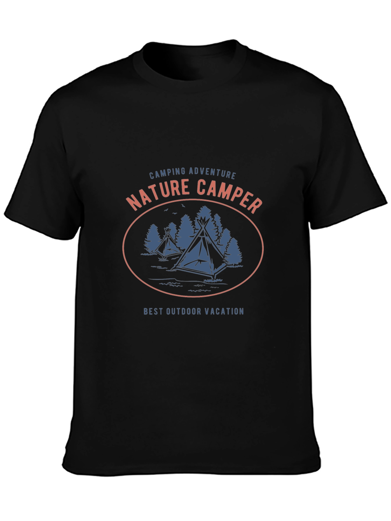 Nature Camper Graphic T-Shirt - Camping Adventure