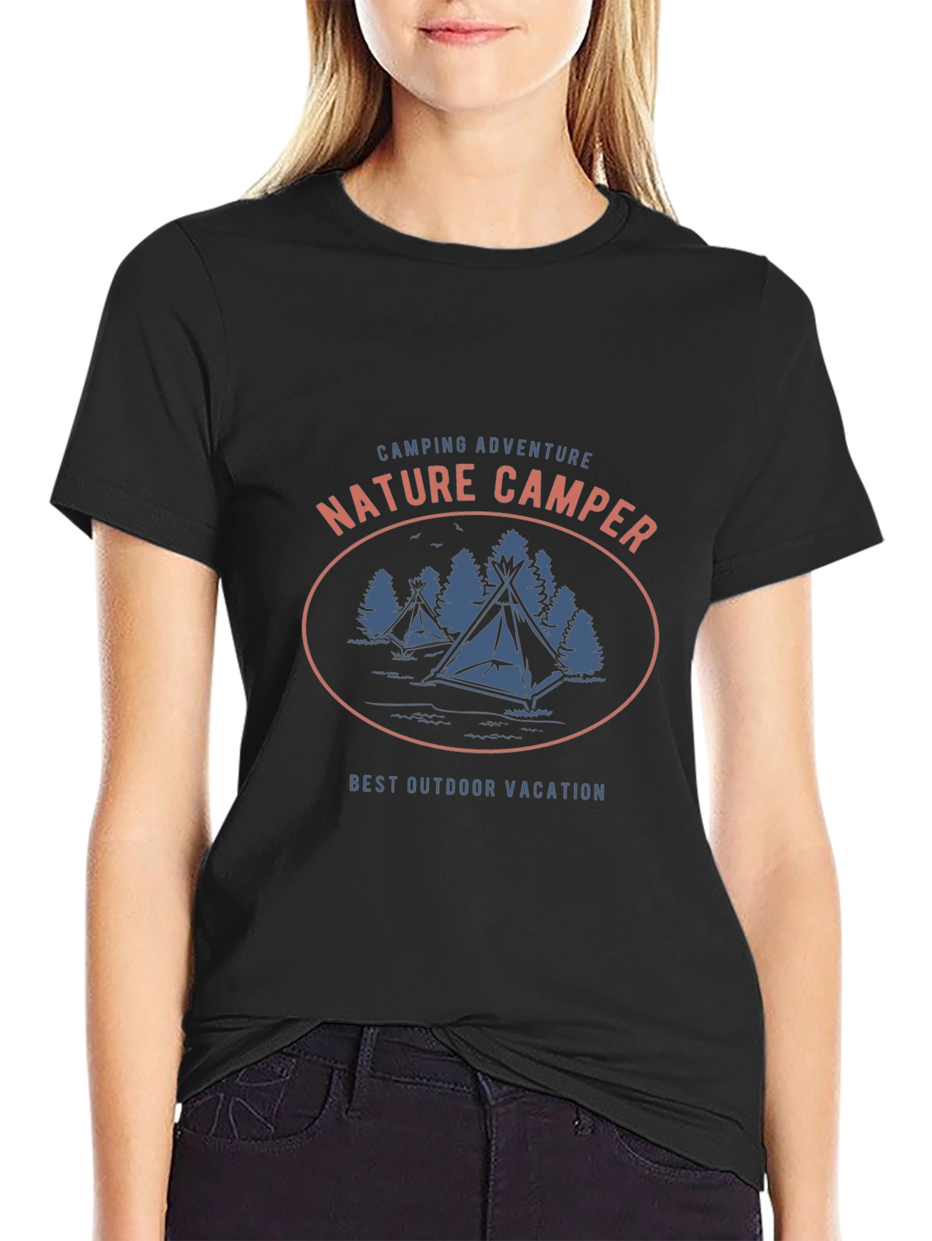 Nature Camper Graphic T-Shirt - Camping Adventure