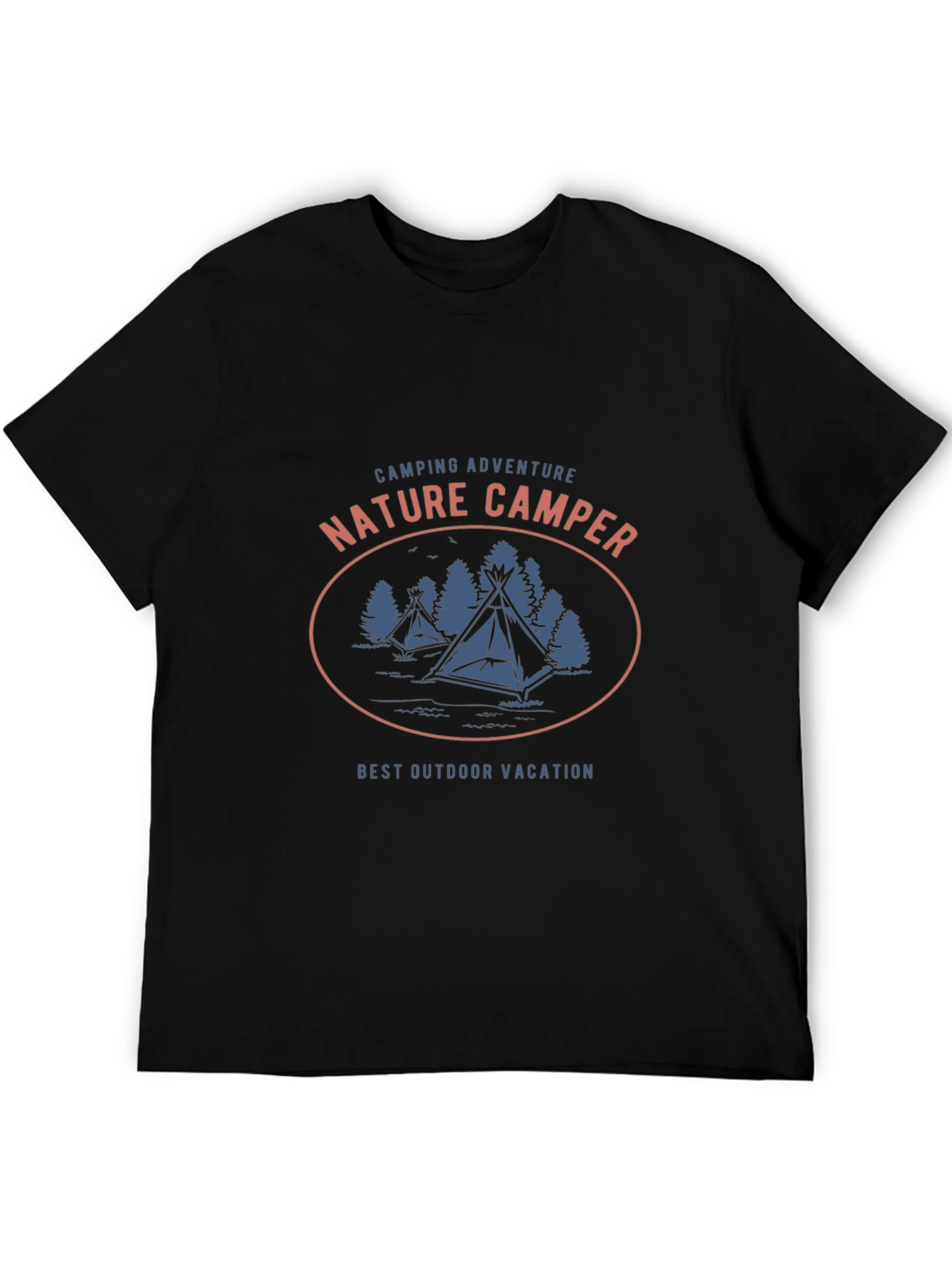 Nature Camper Graphic T-Shirt - Camping Adventure