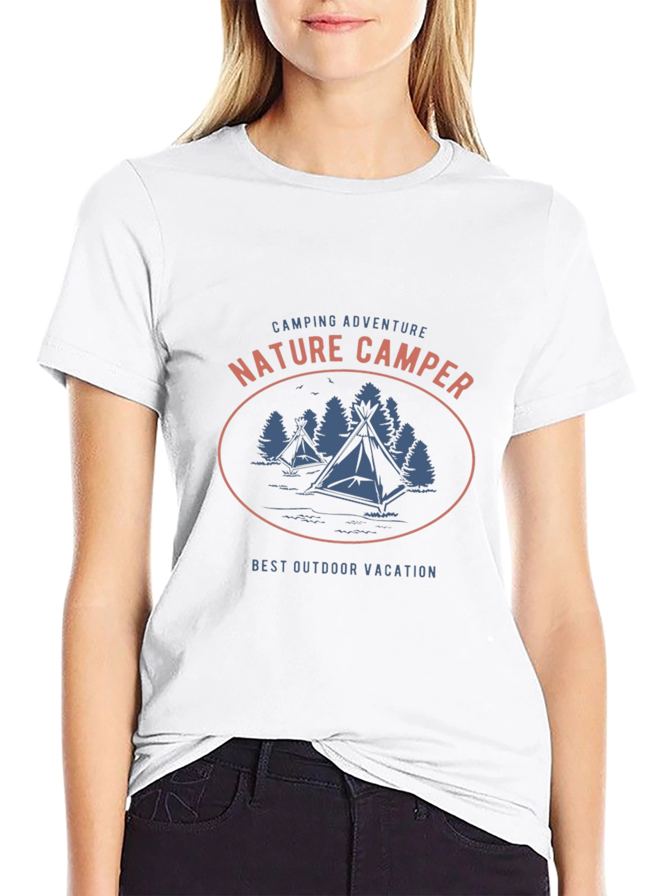 Nature Camper Graphic T-Shirt - Camping Adventure