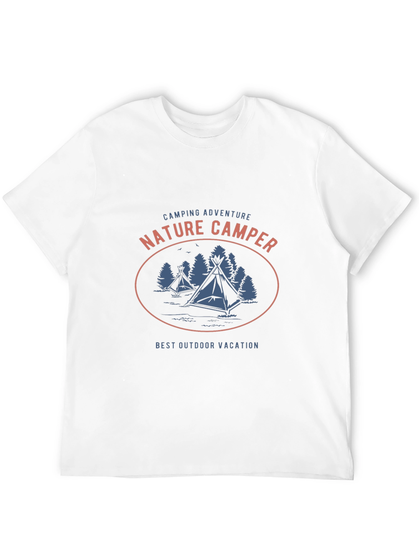 Nature Camper Graphic T-Shirt - Camping Adventure