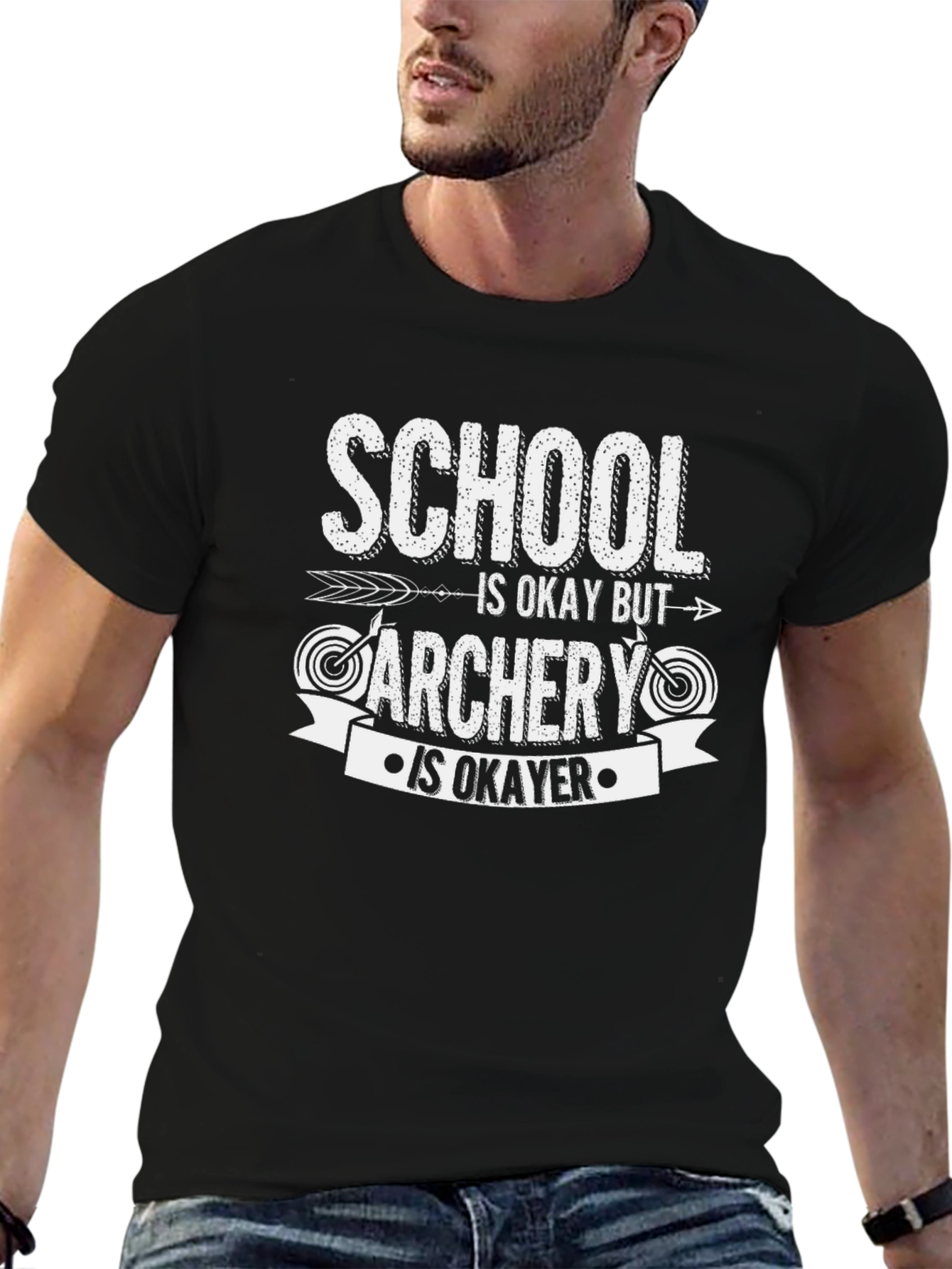 Archery is Okayer Black T-Shirt