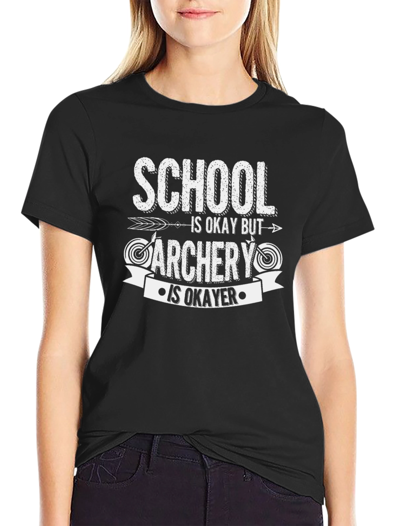 Archery is Okayer Black T-Shirt