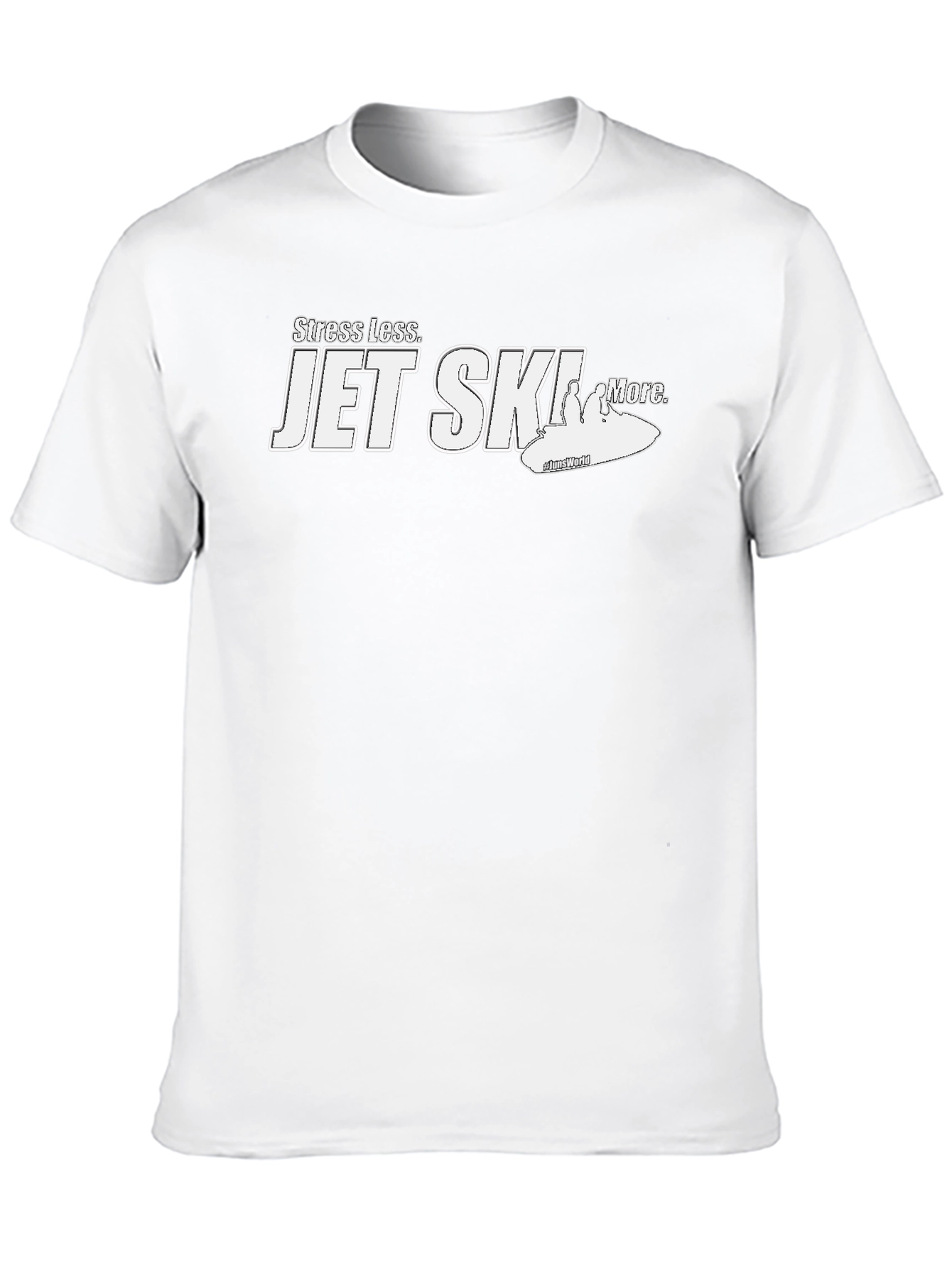 Stress Less Jet Ski More Graphic T-Shirt