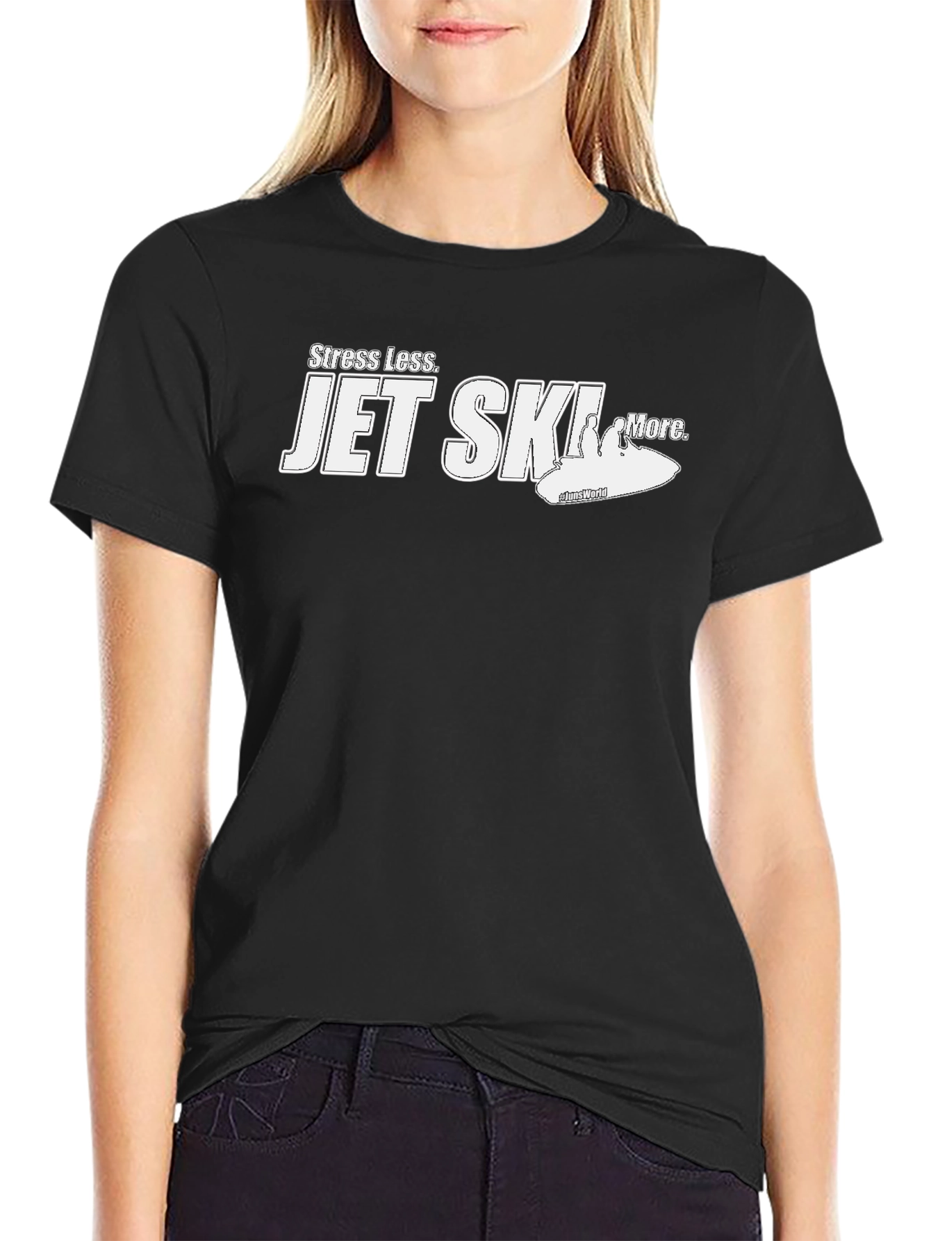Stress Less Jet Ski More Graphic T-Shirt