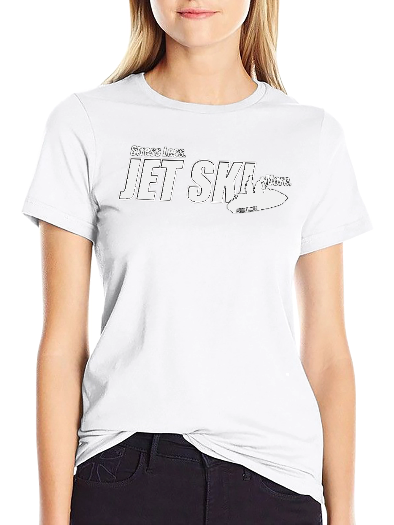 Stress Less Jet Ski More Graphic T-Shirt