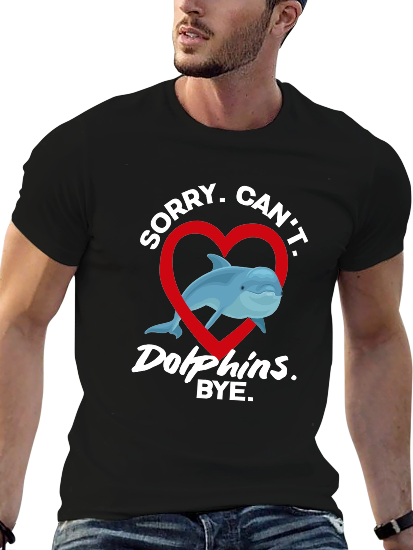 Sorry Cant Dolphins Bye T-Shirt