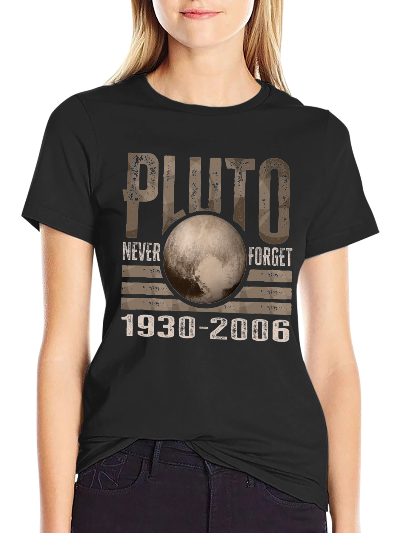 Pluto Never Forget 1930-2006 Graphic Tee
