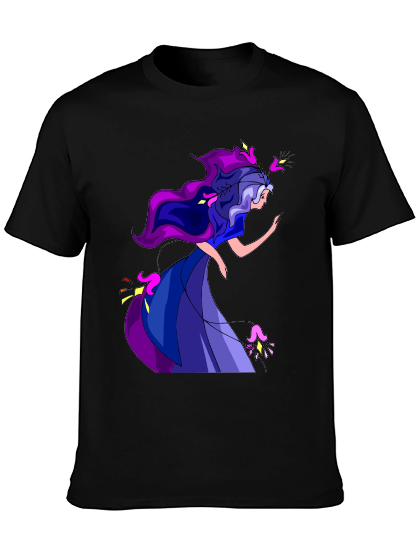 Mystical Maiden Graphic Print T-Shirt