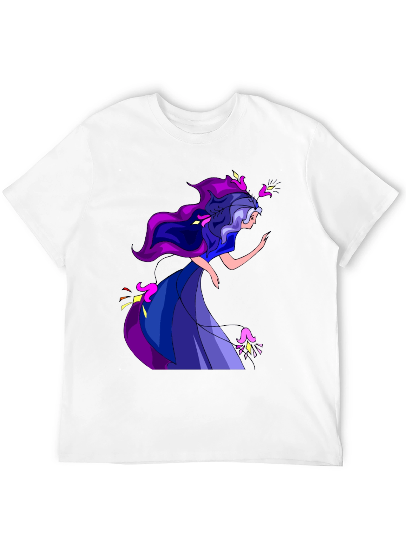 Mystical Maiden Graphic Print T-Shirt