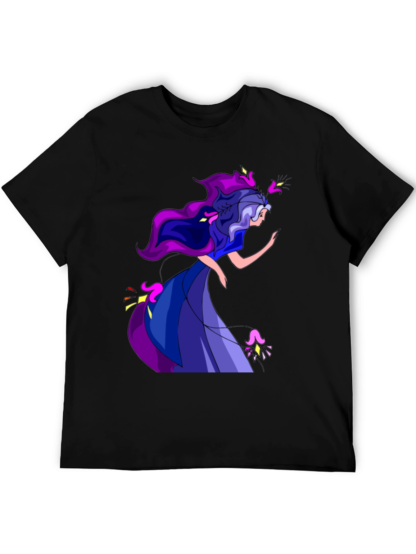 Mystical Maiden Graphic Print T-Shirt