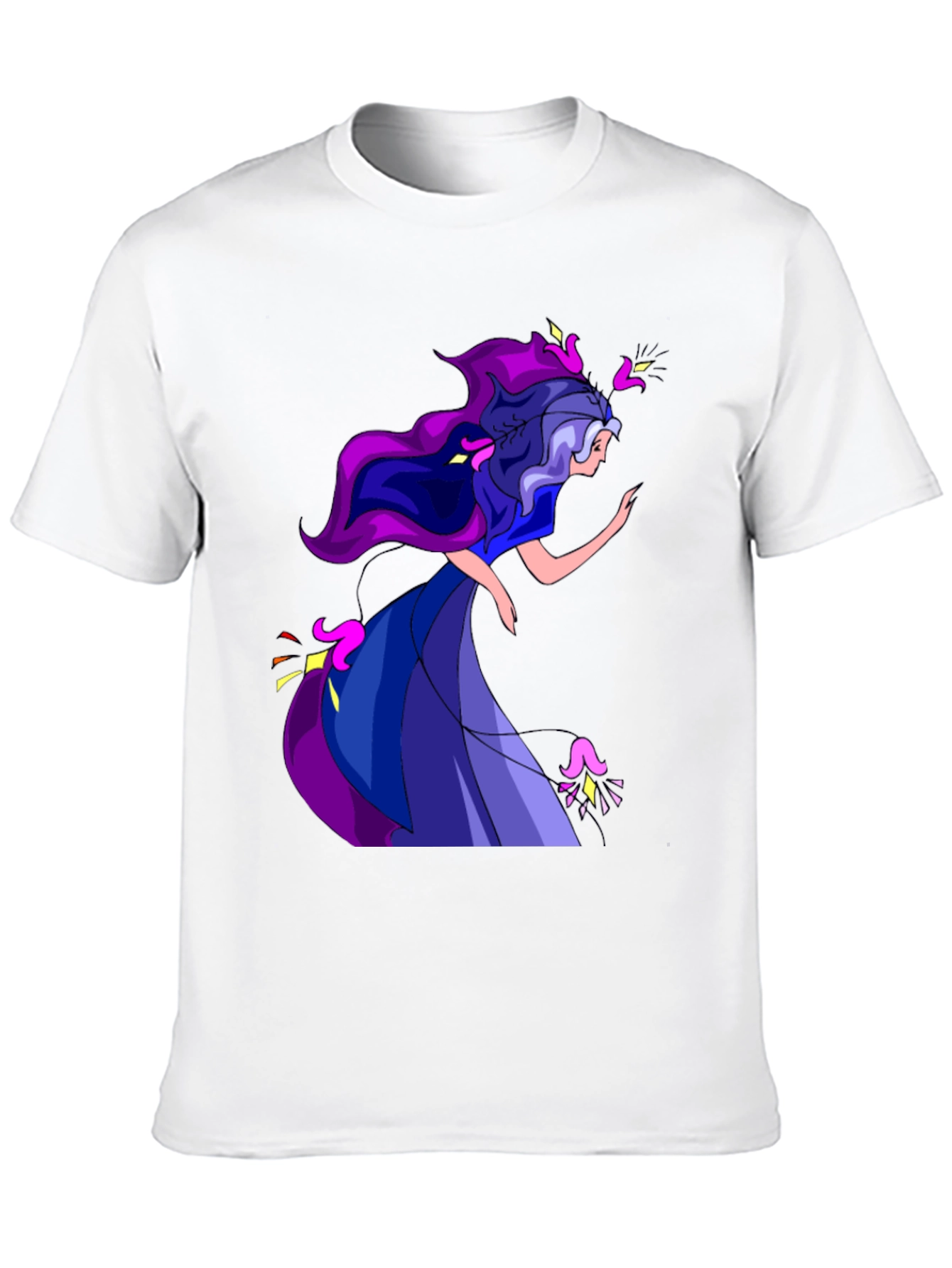 Mystical Maiden Graphic Print T-Shirt
