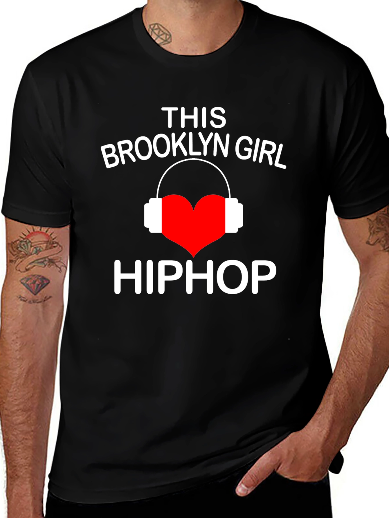 Brooklyn Girl Hip Hop T-Shirt - Music Lover Tee