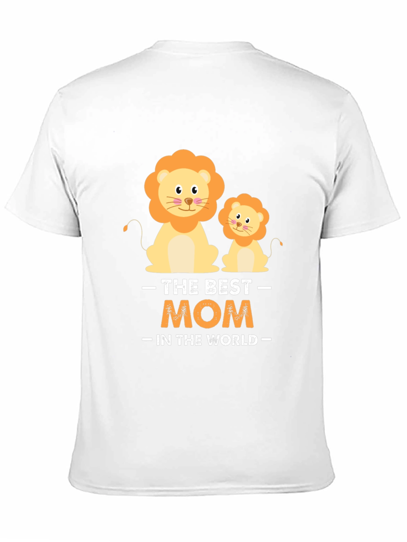 Best Mom in the World Lion Graphic Tee