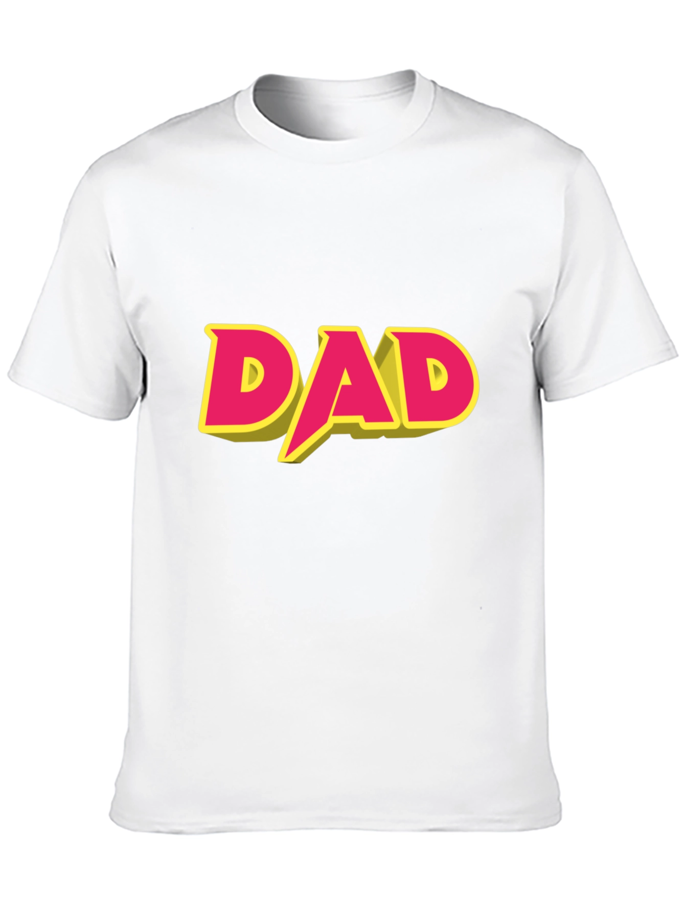 Dad Graphic T-Shirt - Black Cotton Blend