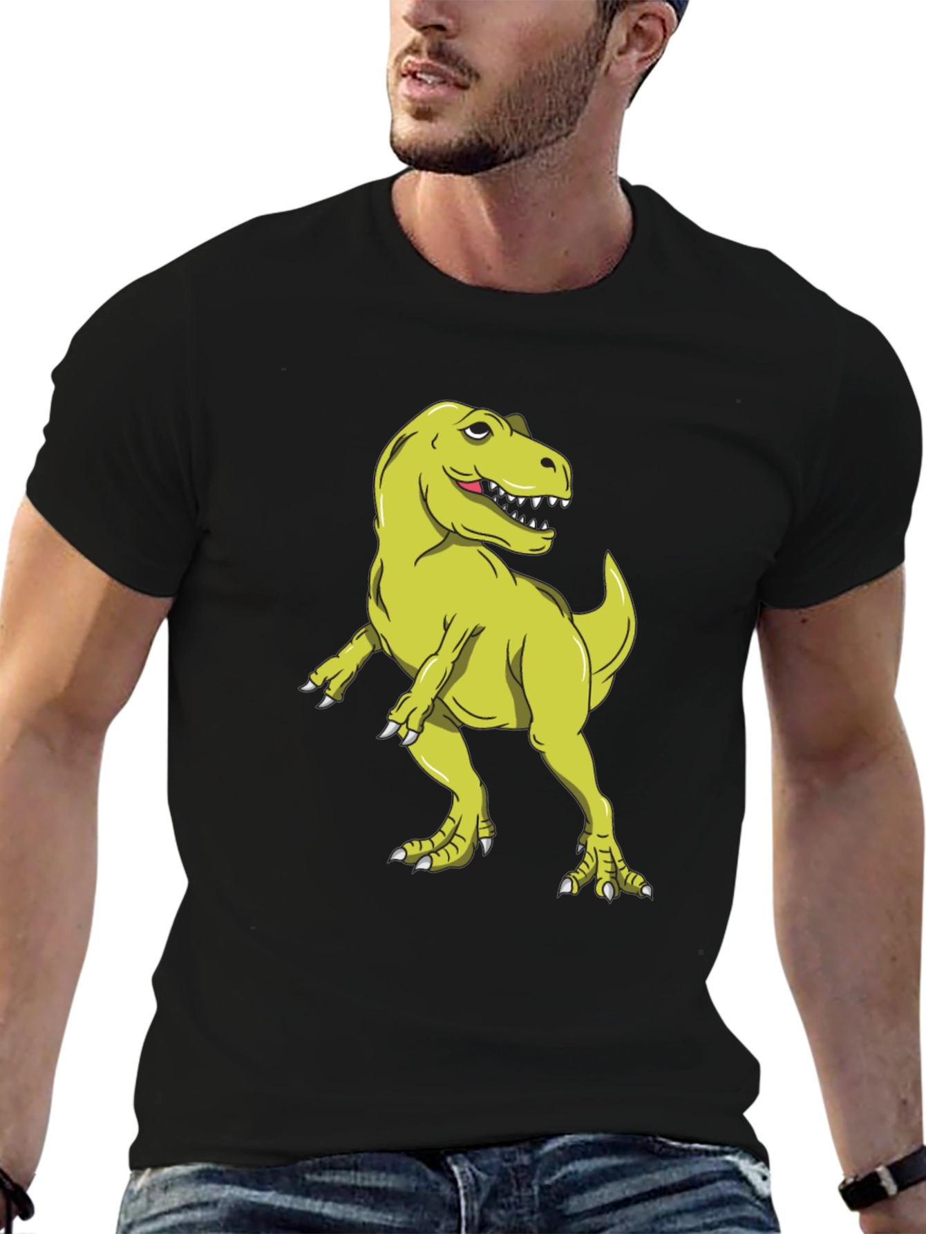 Dinosaur T-Shirt: Funny Green T-Rex Graphic Tee