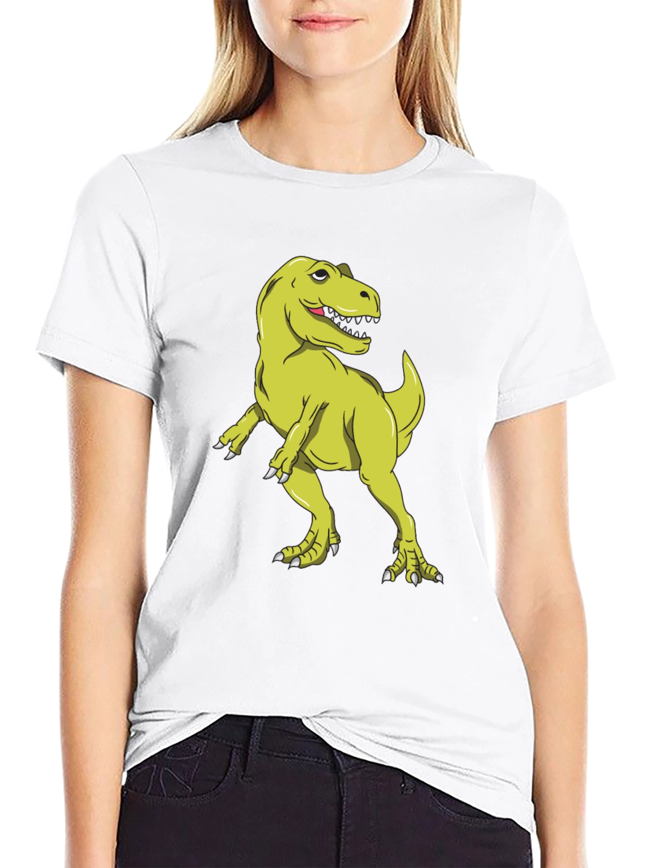 Dinosaur T-Shirt: Funny Green T-Rex Graphic Tee
