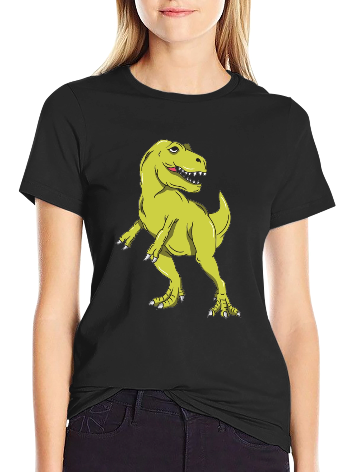 Dinosaur T-Shirt: Funny Green T-Rex Graphic Tee