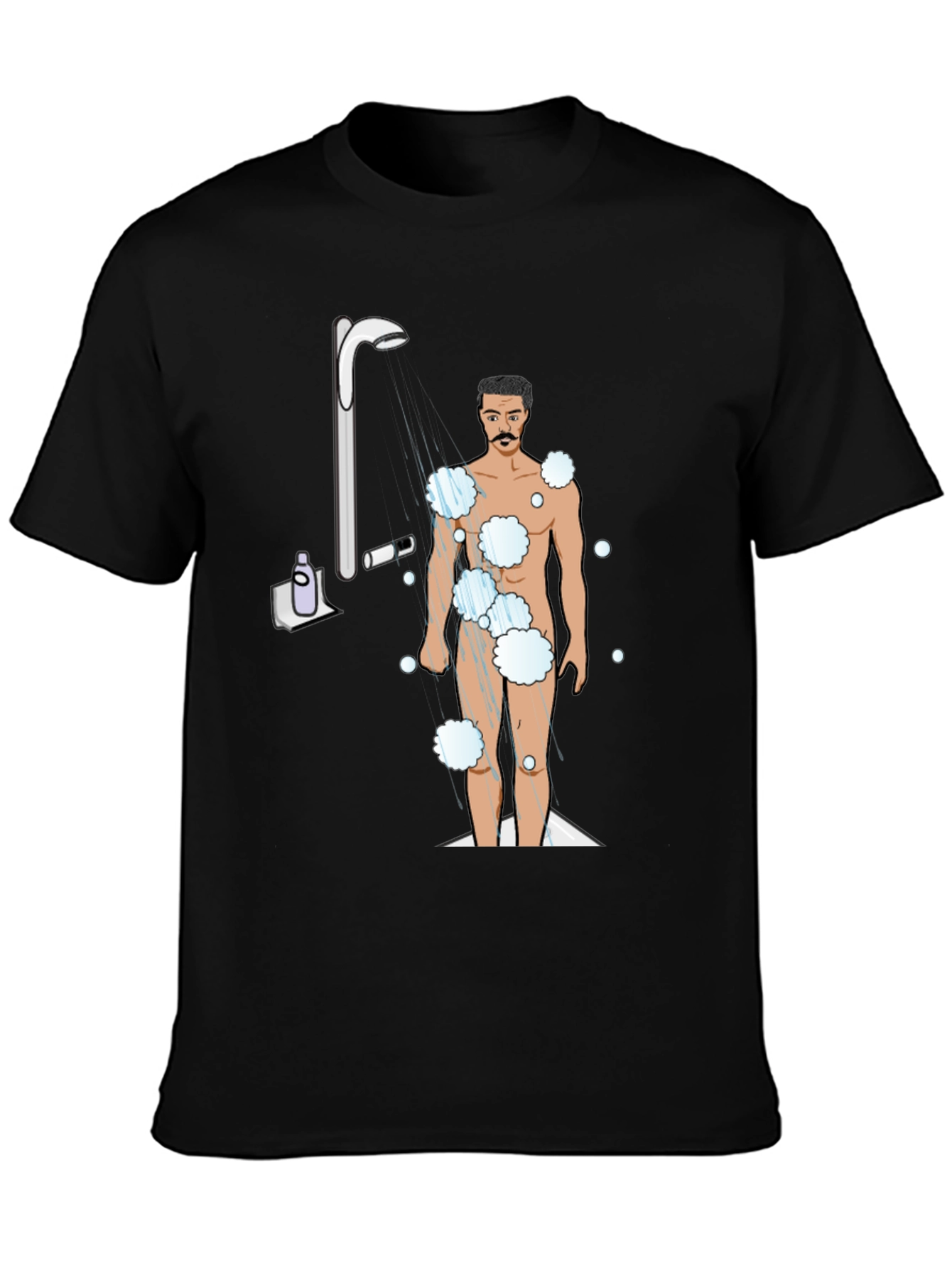 Shower Time Graphic Tee - Quirky Mens T-Shirt