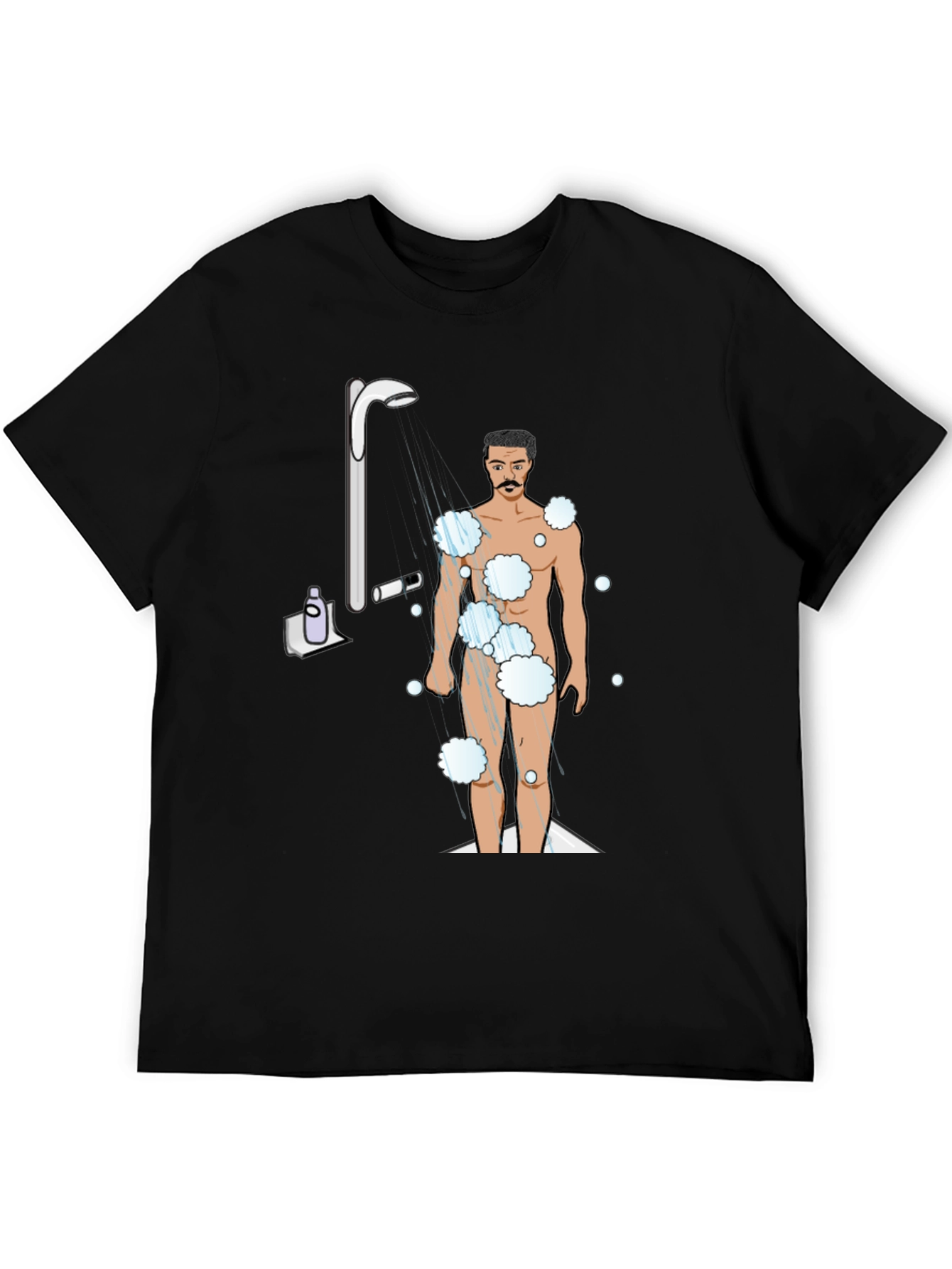 Shower Time Graphic Tee - Quirky Mens T-Shirt