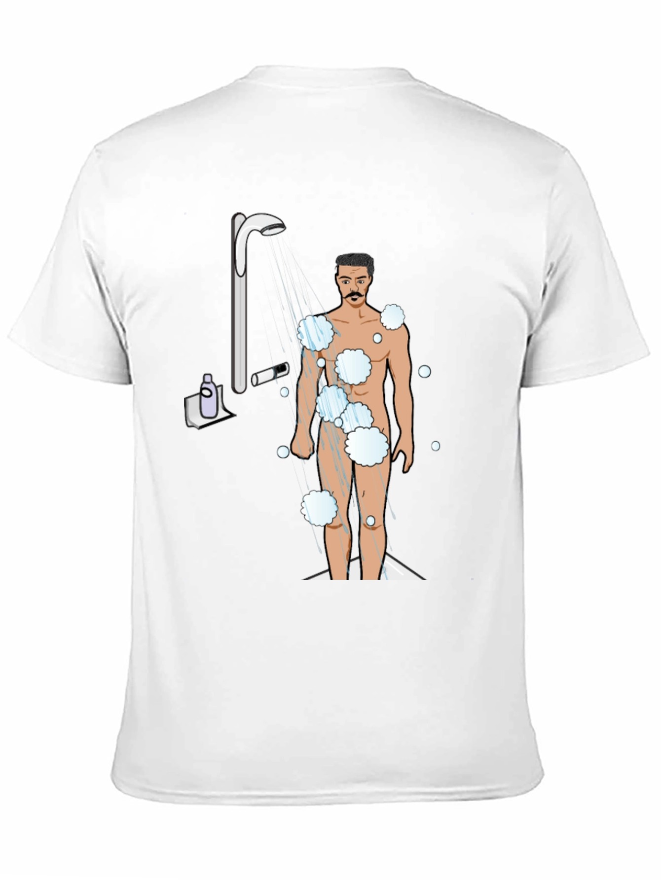 Shower Time Graphic Tee - Quirky Mens T-Shirt