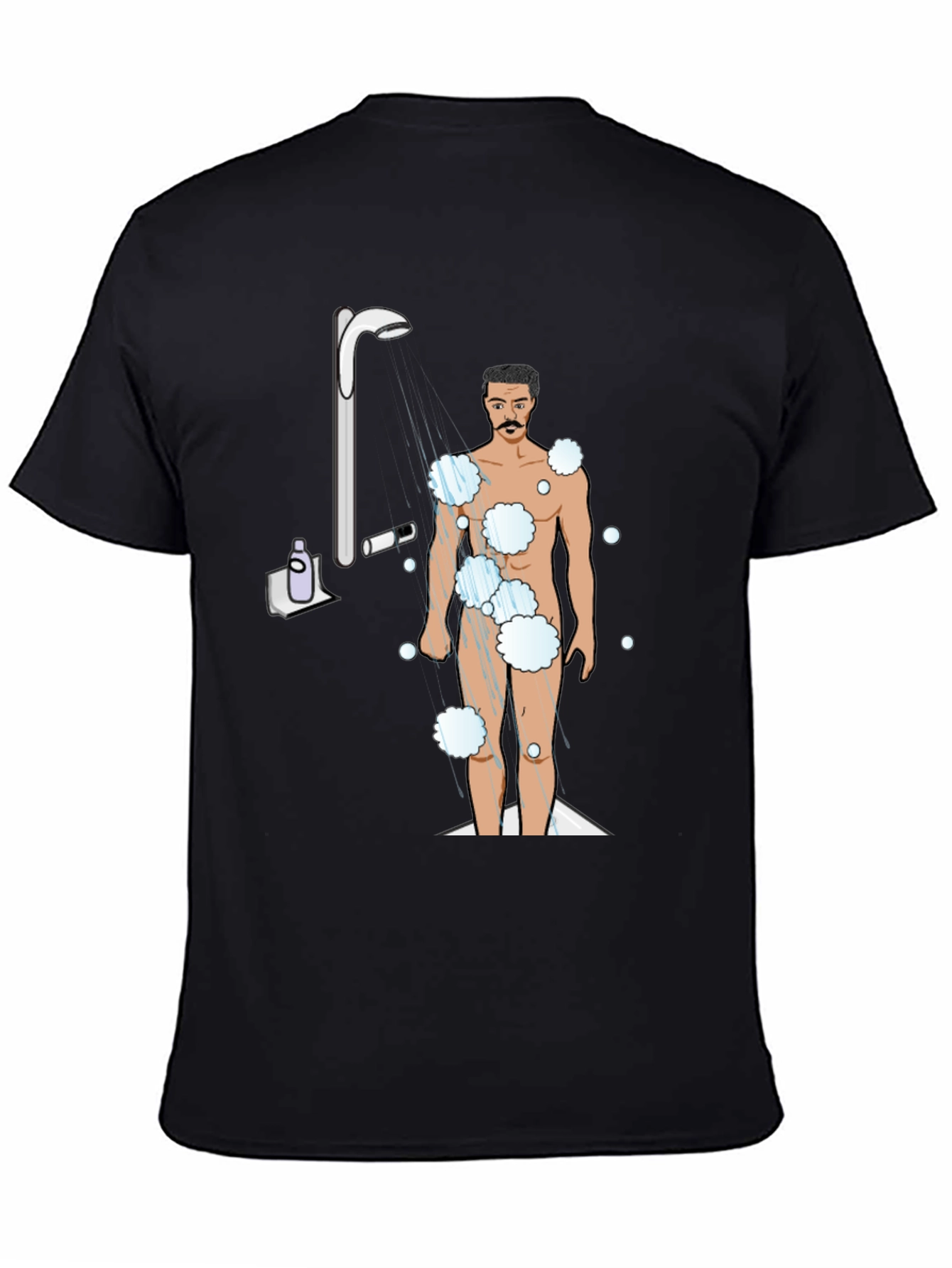 Shower Time Graphic Tee - Quirky Mens T-Shirt