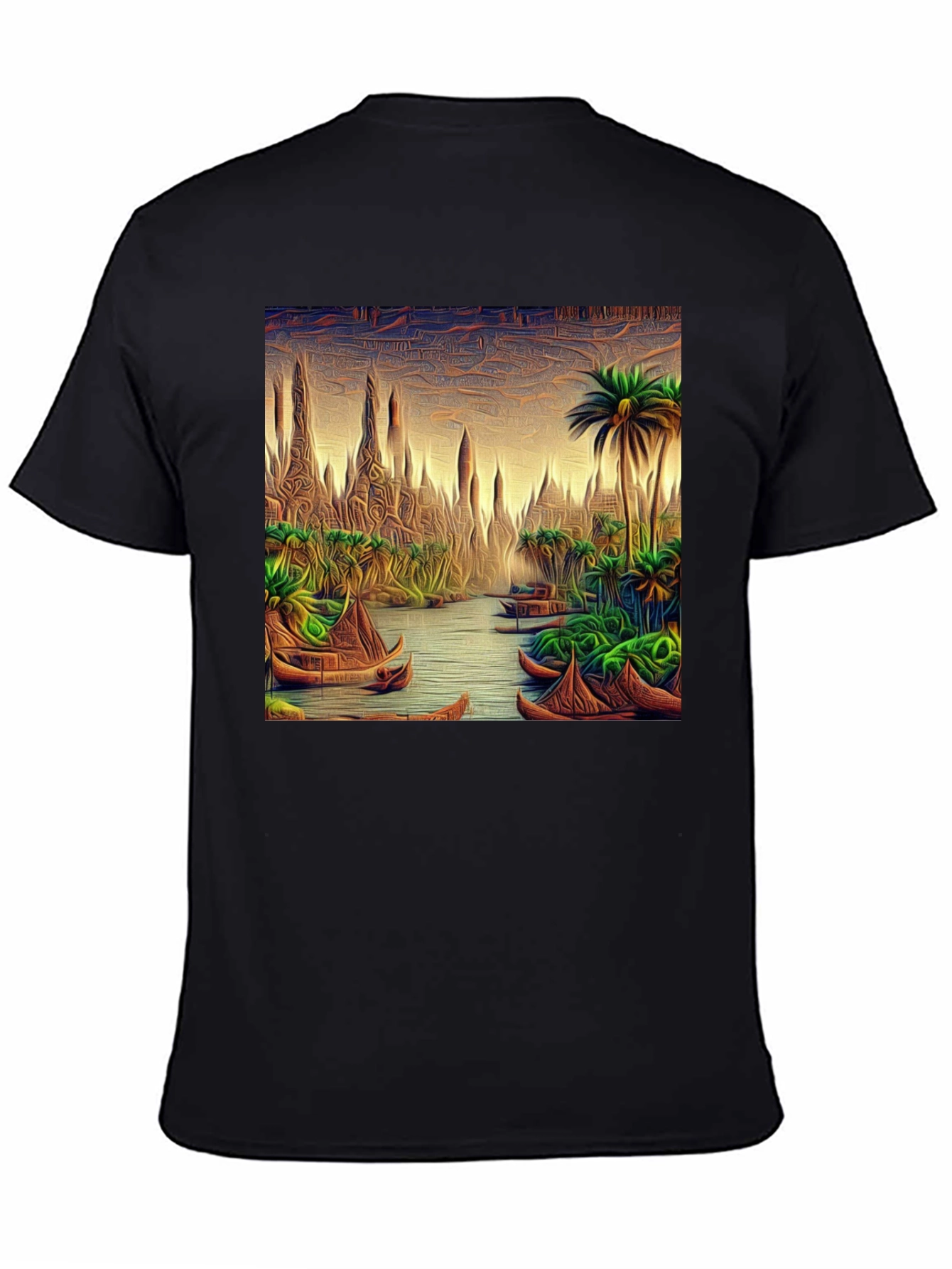 Tropical River Art T-Shirt