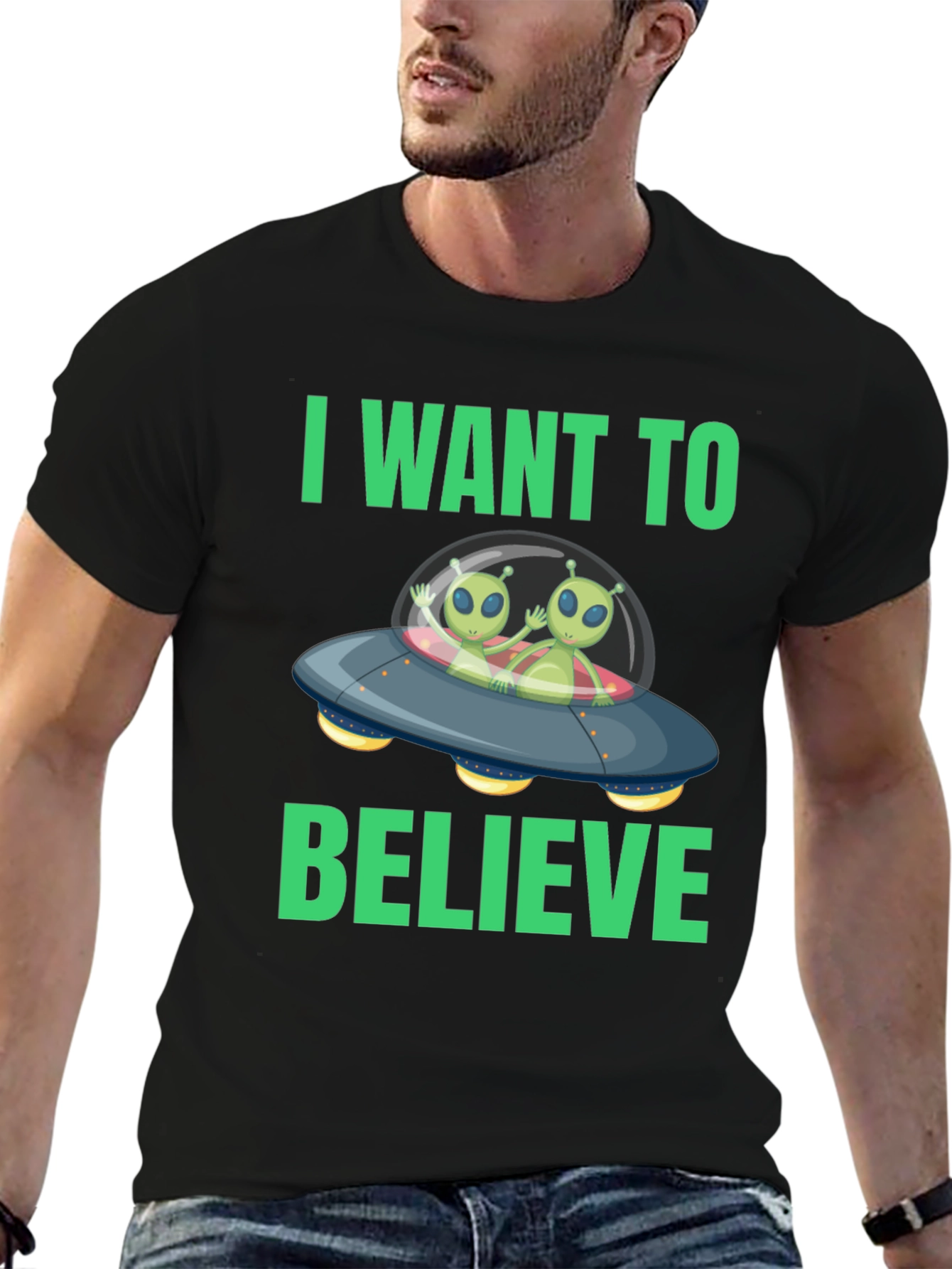 I Want to Believe Alien Graphic Tee