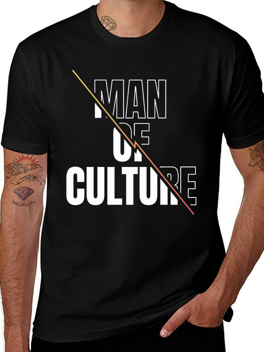 Man of Culture Graphic T-Shirt - Stylish Tee