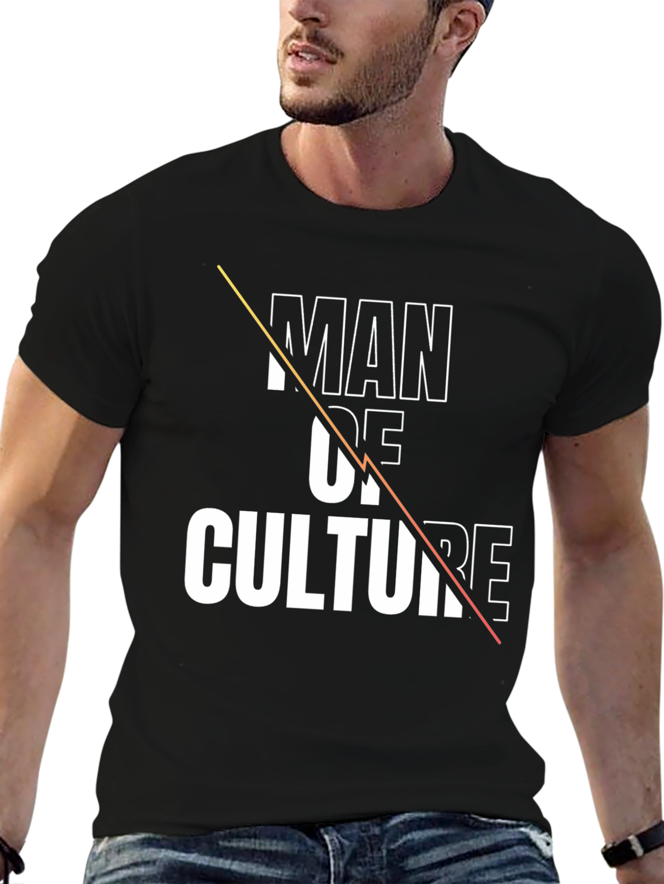 Man of Culture Graphic T-Shirt - Stylish Tee