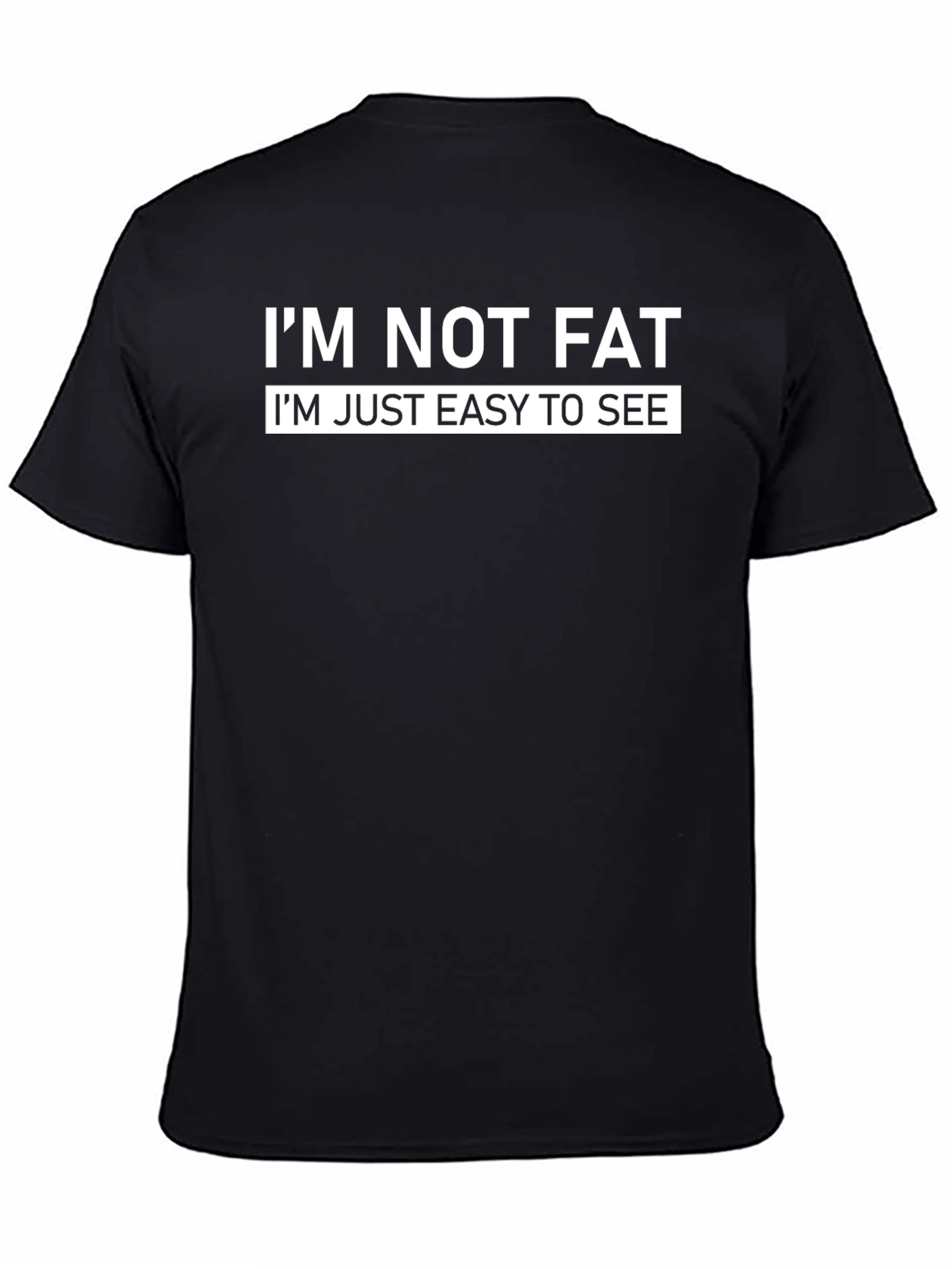 Easy To See Graphic Tee - Unisex Black T-Shirt