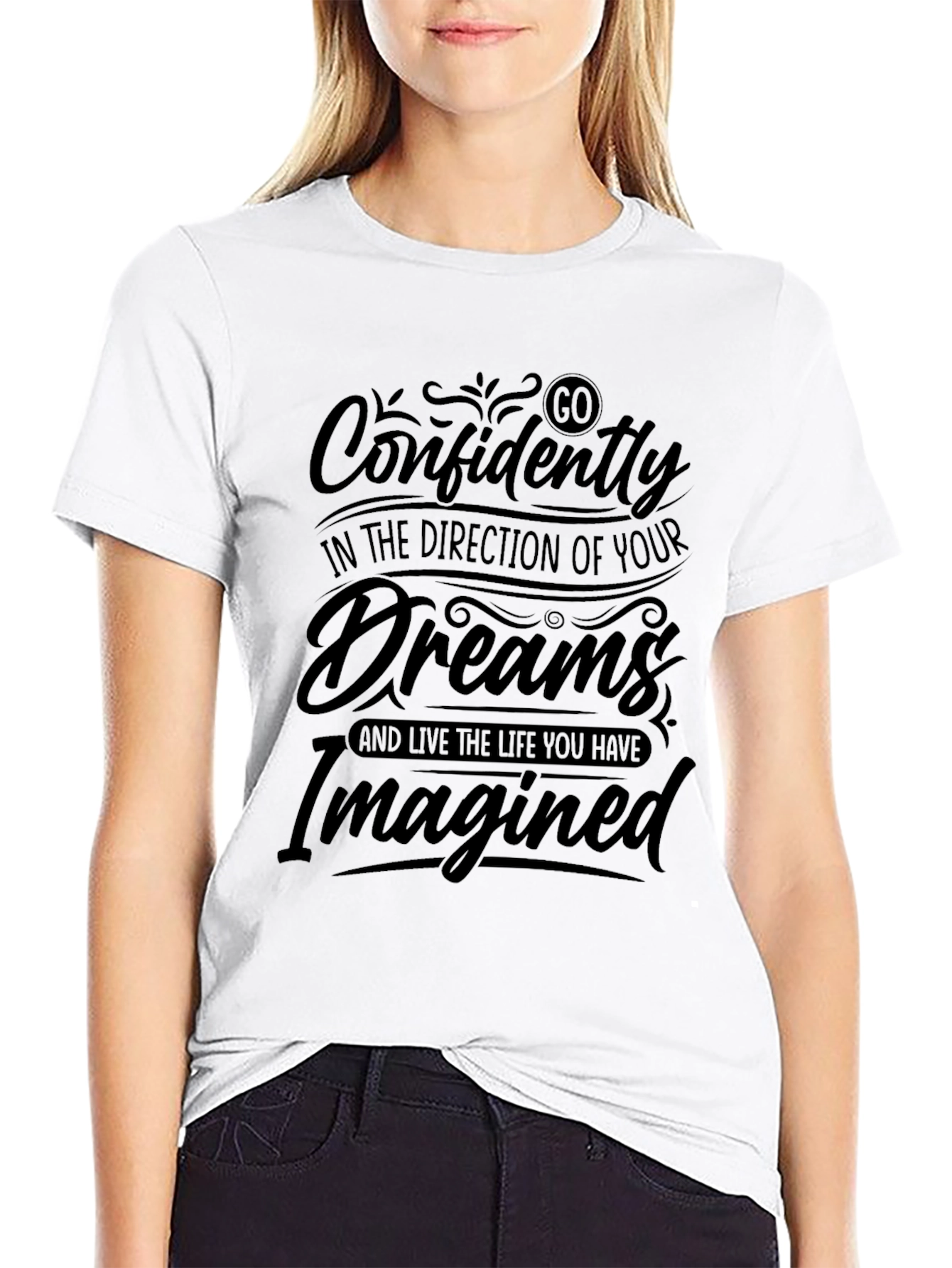 Go Confidently Dreams Graphic T-Shirt