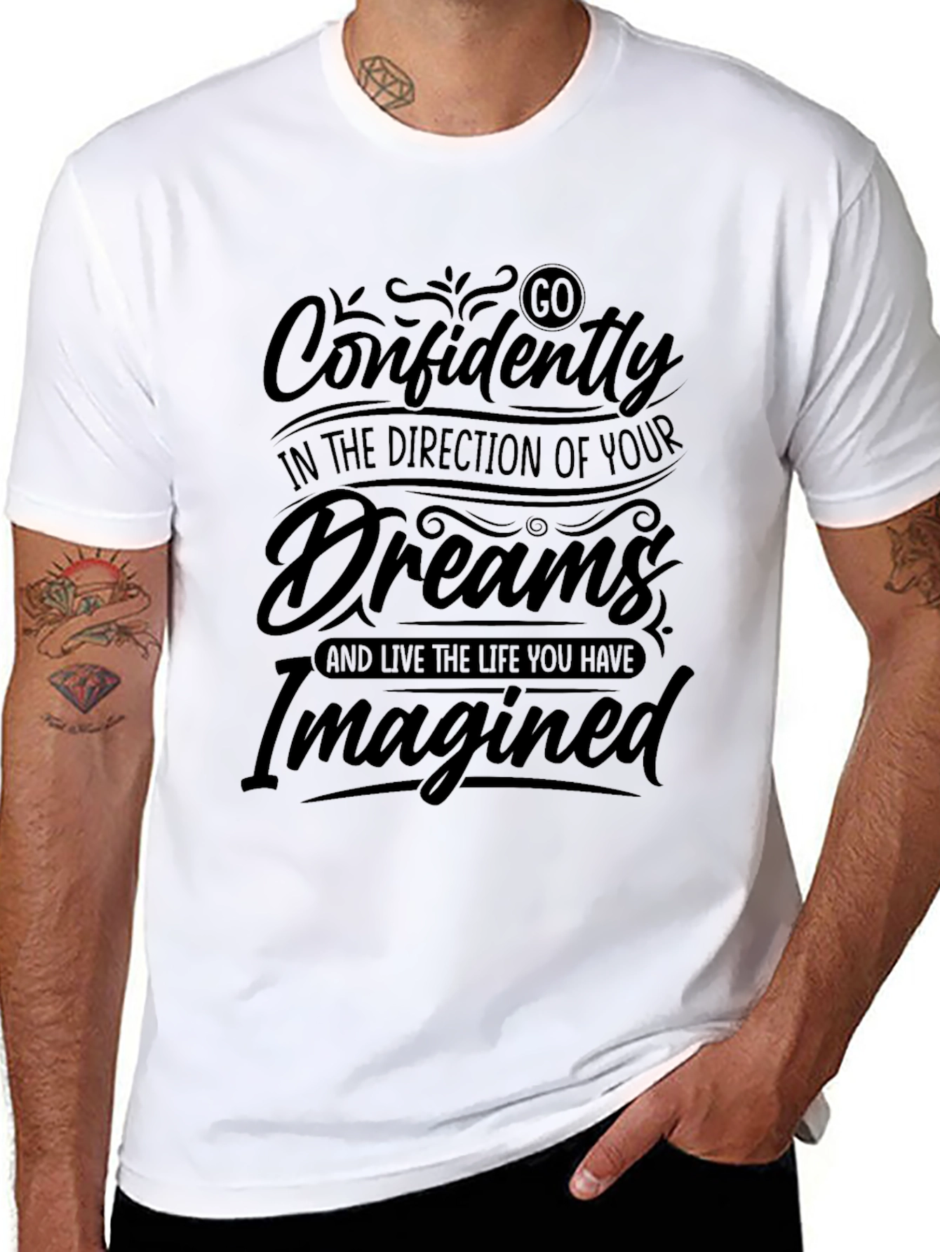 Go Confidently Dreams Graphic T-Shirt