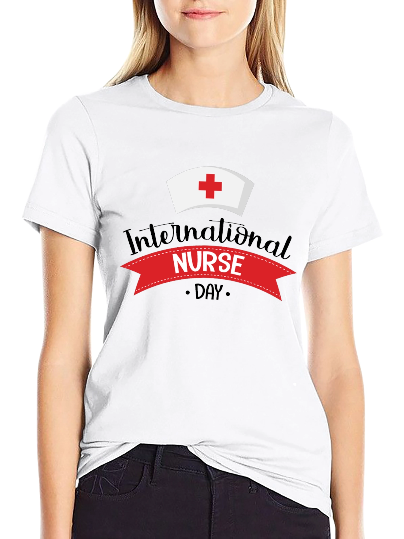International Nurse Day T-Shirt - Black
