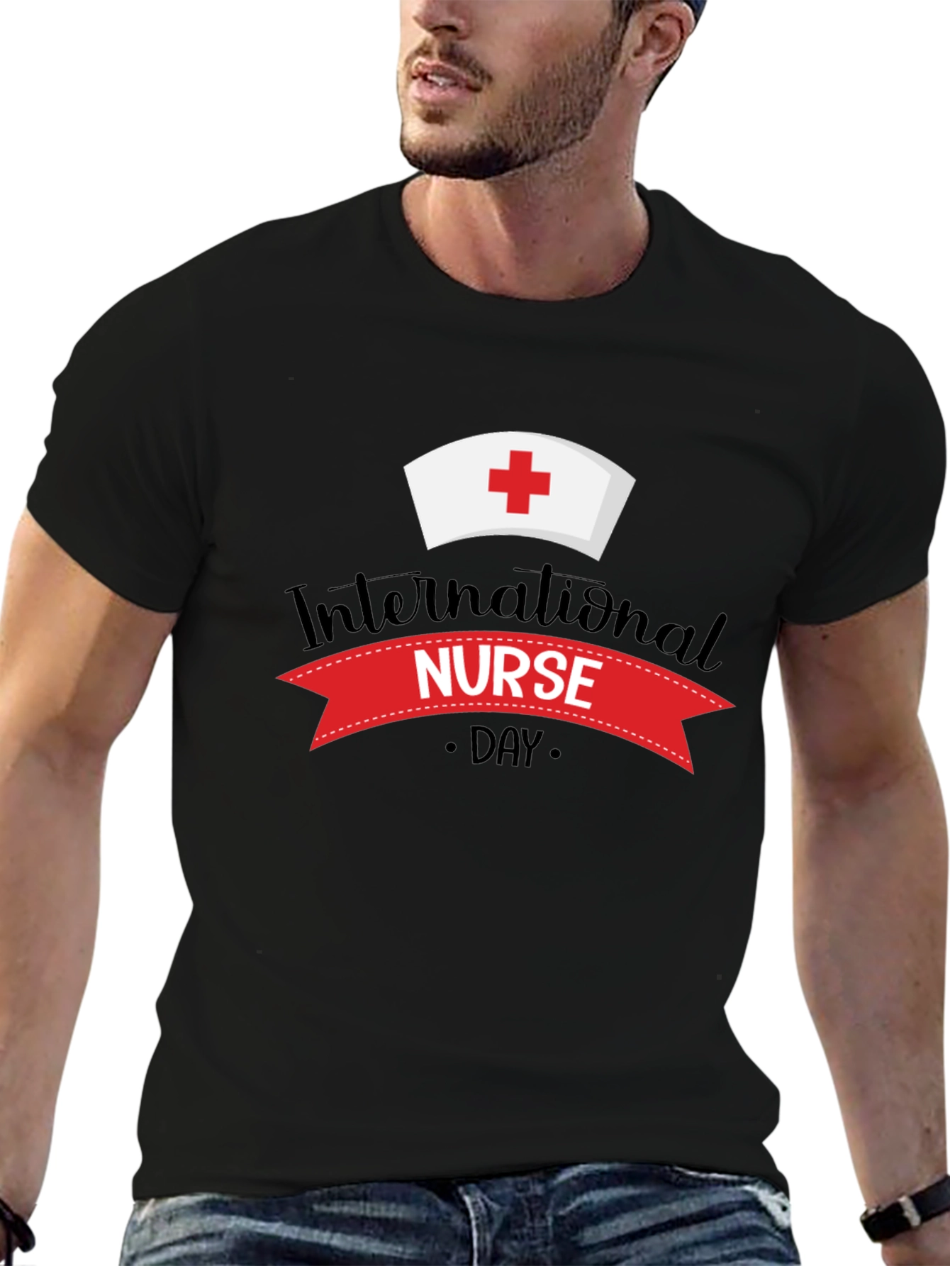 International Nurse Day T-Shirt - Black