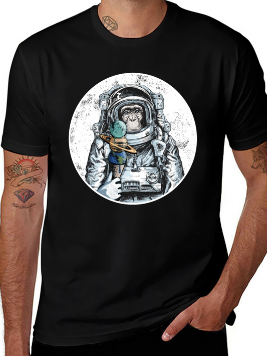 Astronaut Ape T-Shirt - Space Monkey Design