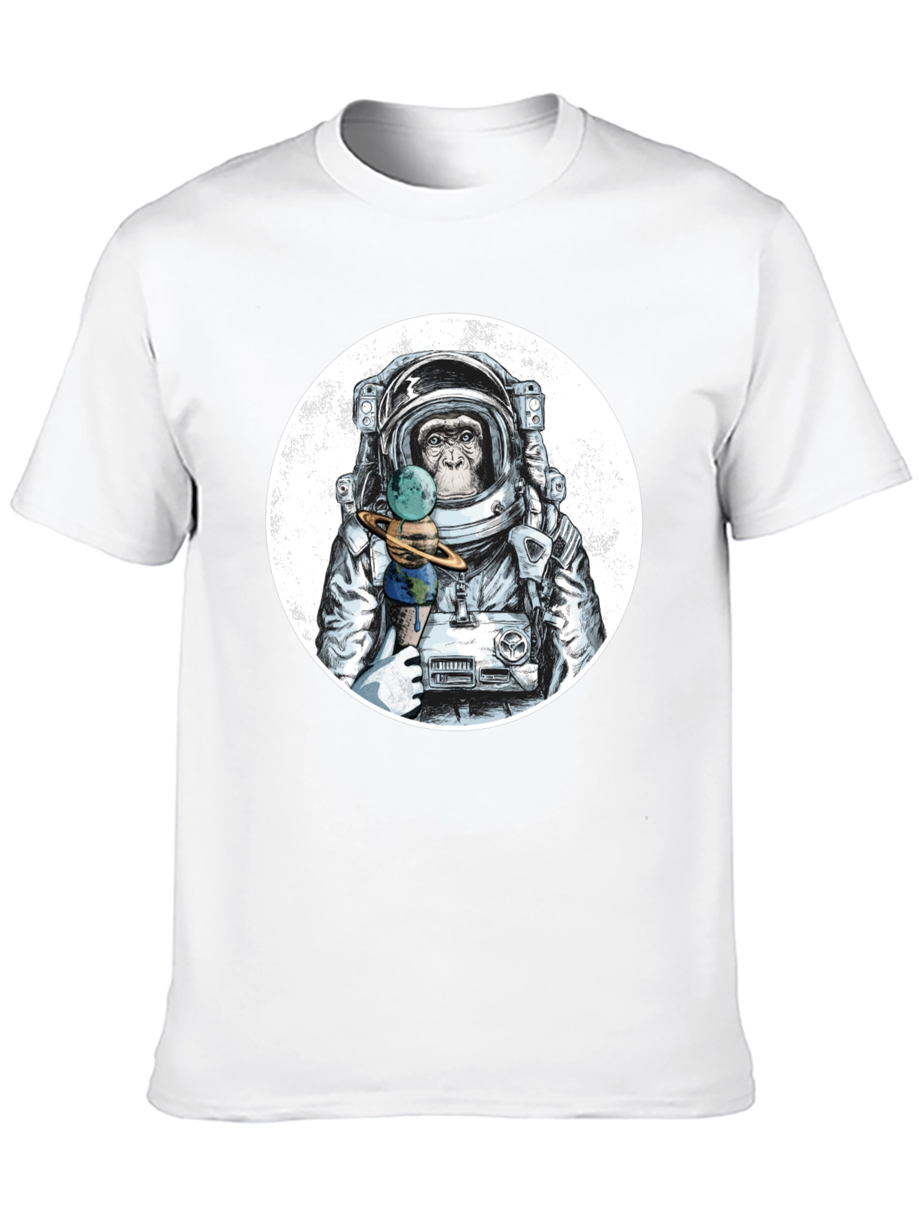 Astronaut Ape T-Shirt - Space Monkey Design