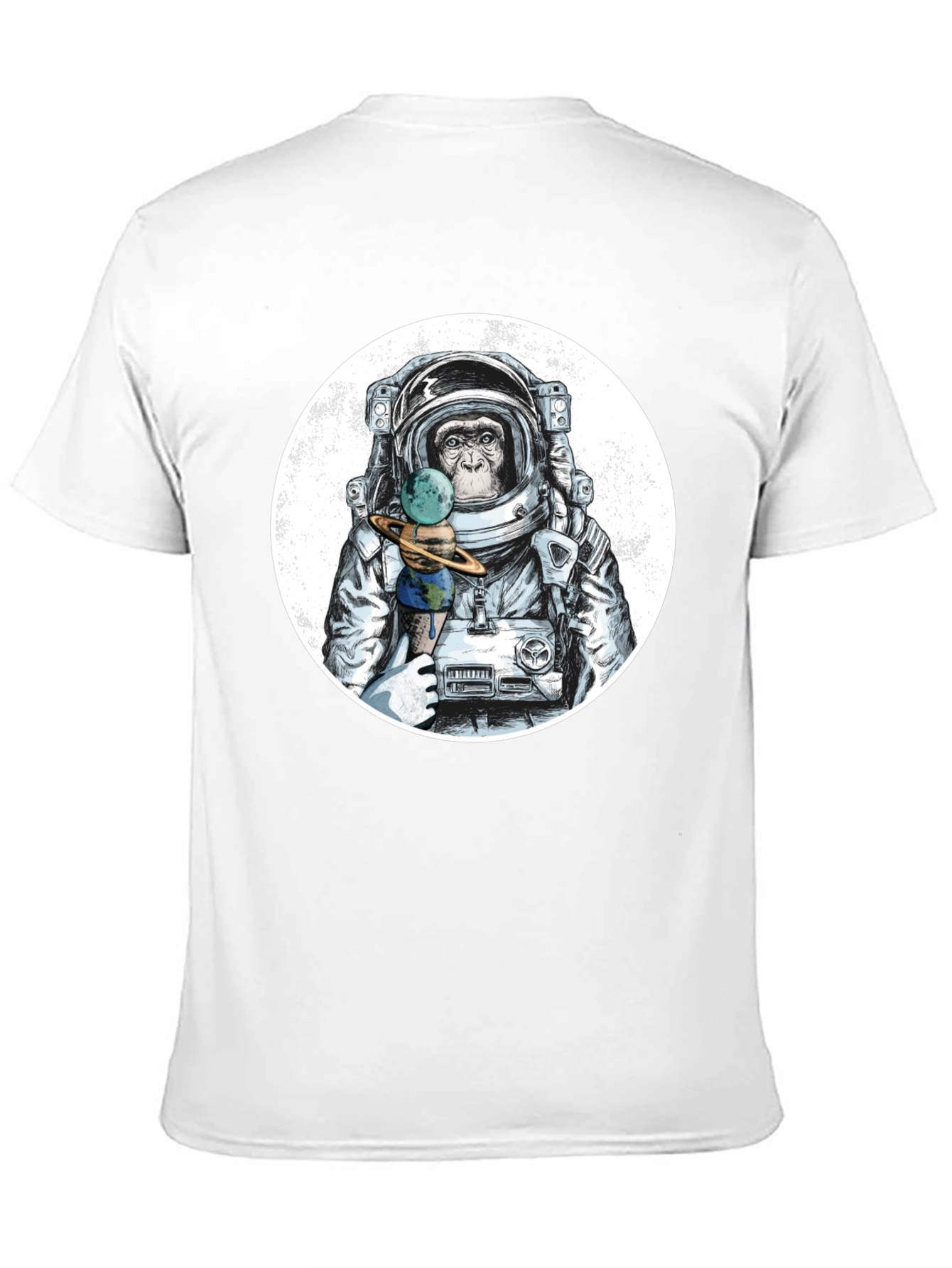 Astronaut Ape T-Shirt - Space Monkey Design