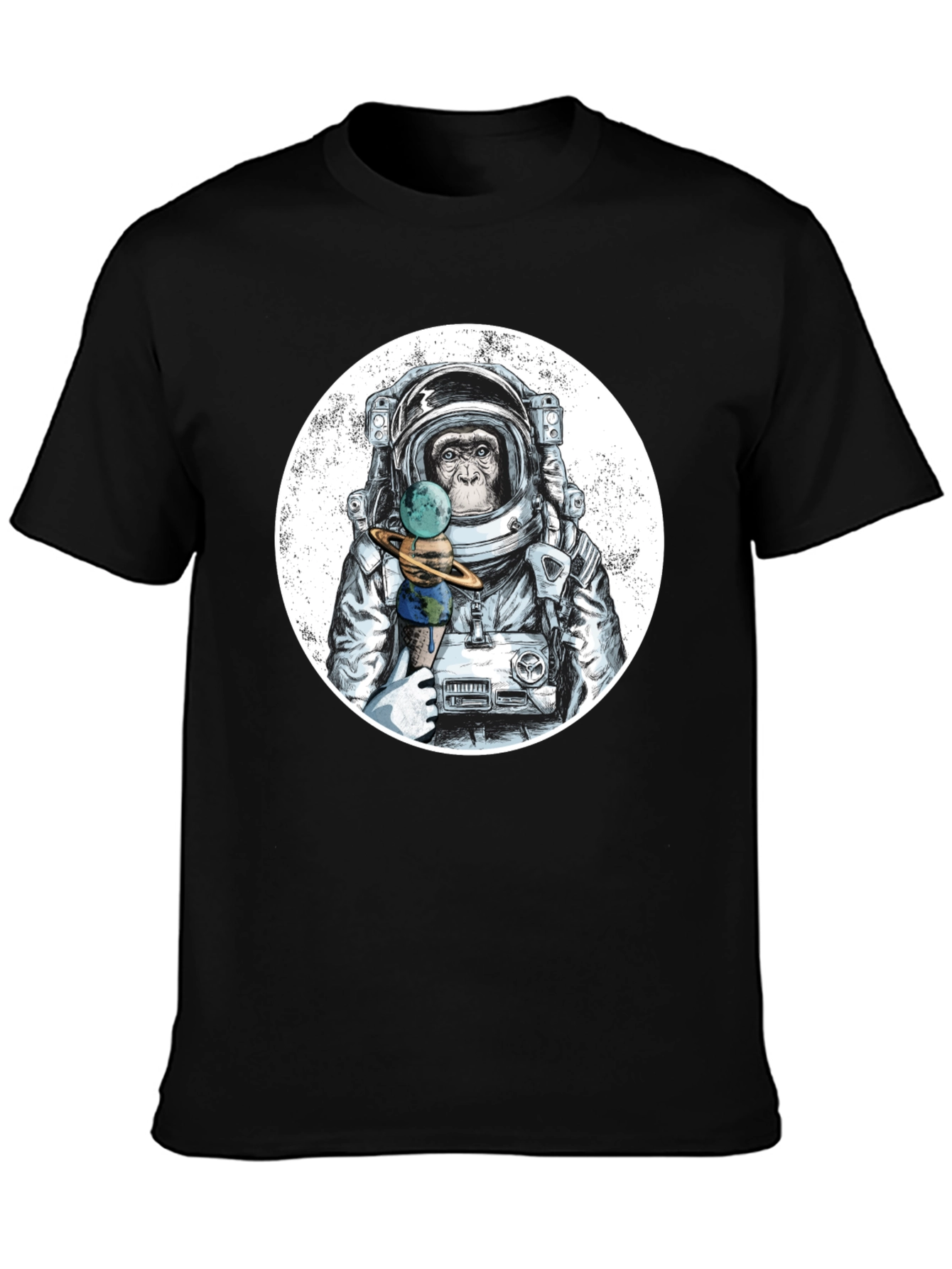 Astronaut Ape T-Shirt - Space Monkey Design
