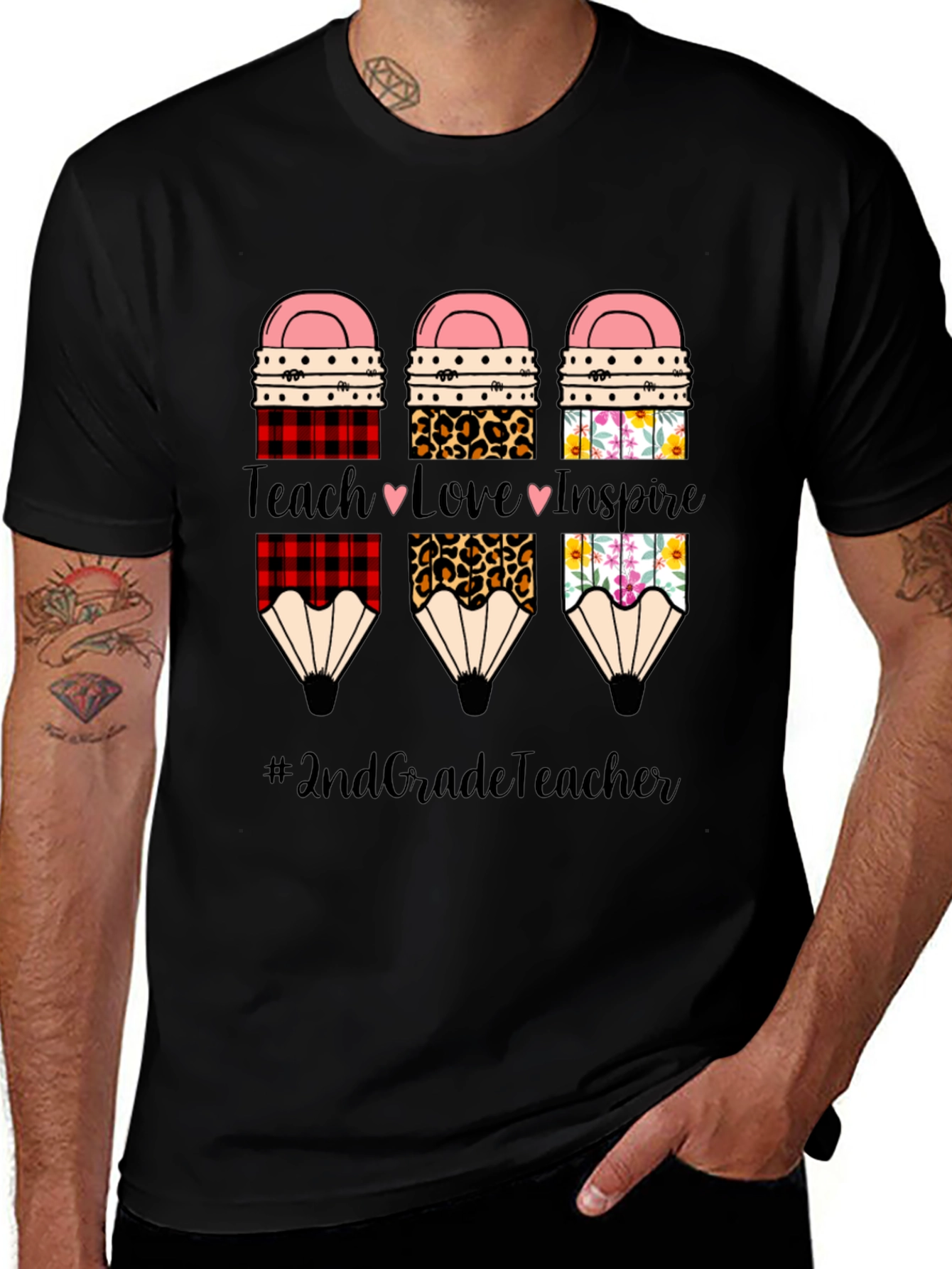 Teach Love Inspire Teacher T-Shirt
