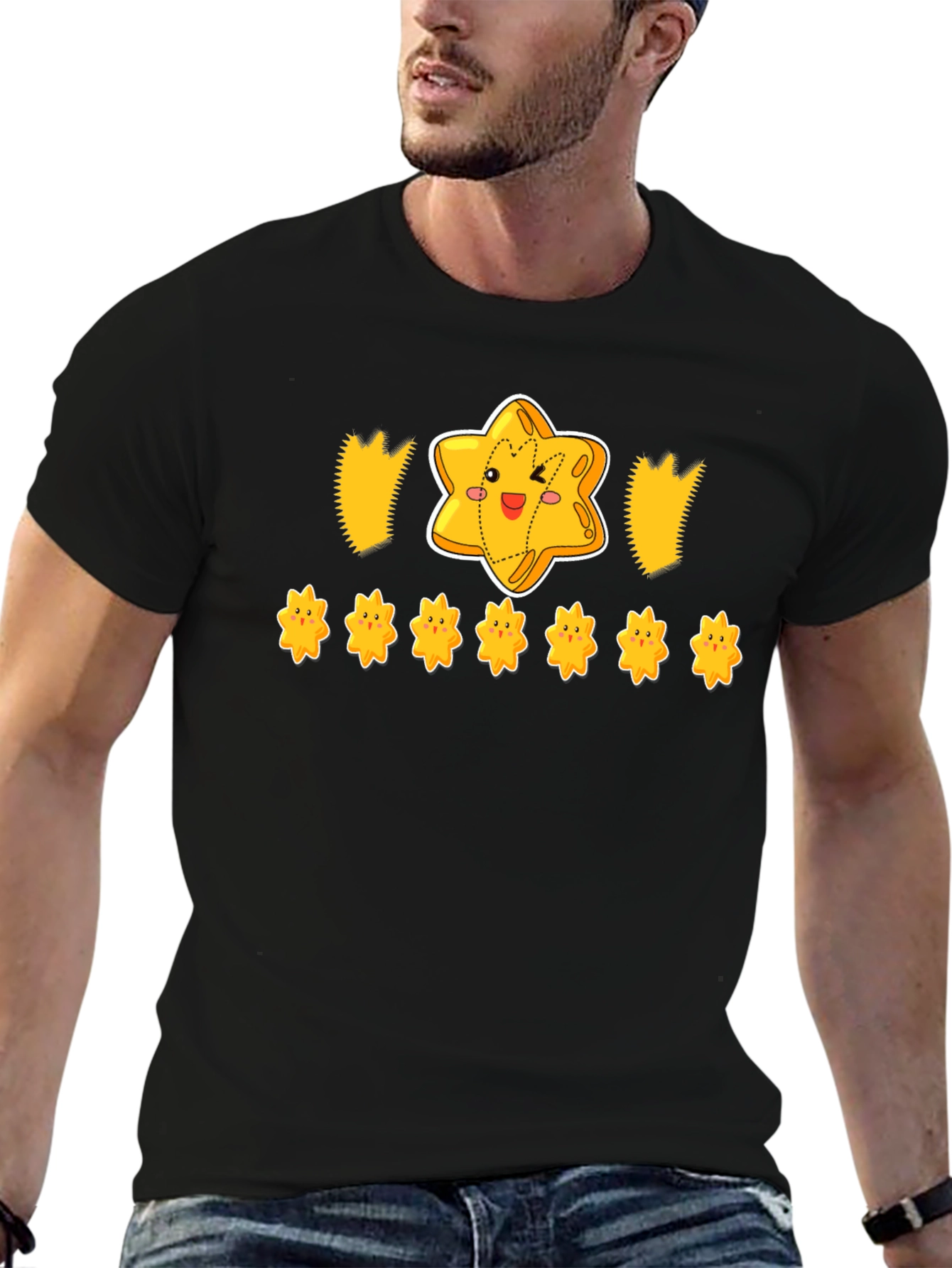 Kawaii Star T-Shirt - Cute Cartoon Style