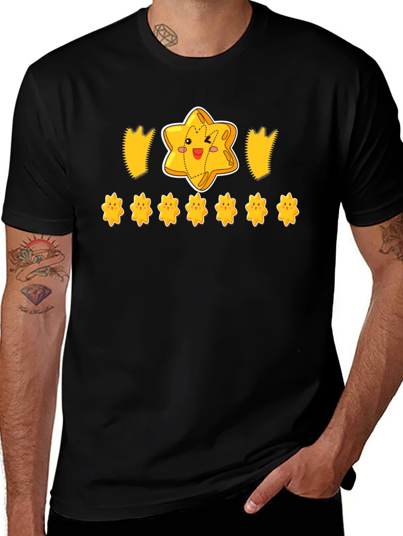 Kawaii Star T-Shirt - Cute Cartoon Style