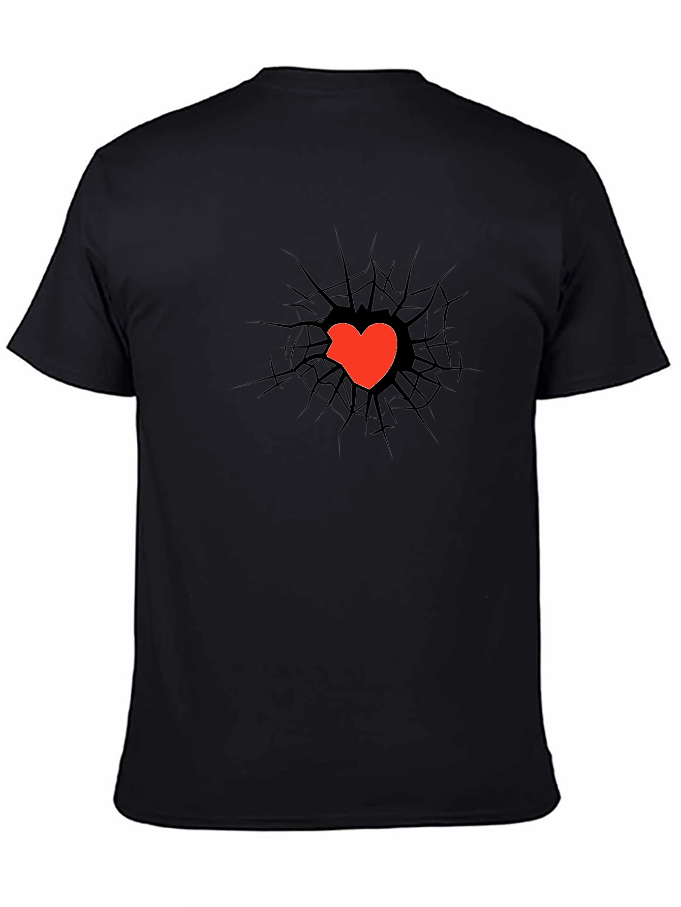 Cracked Heart Tee - Unique Graphic T-Shirt